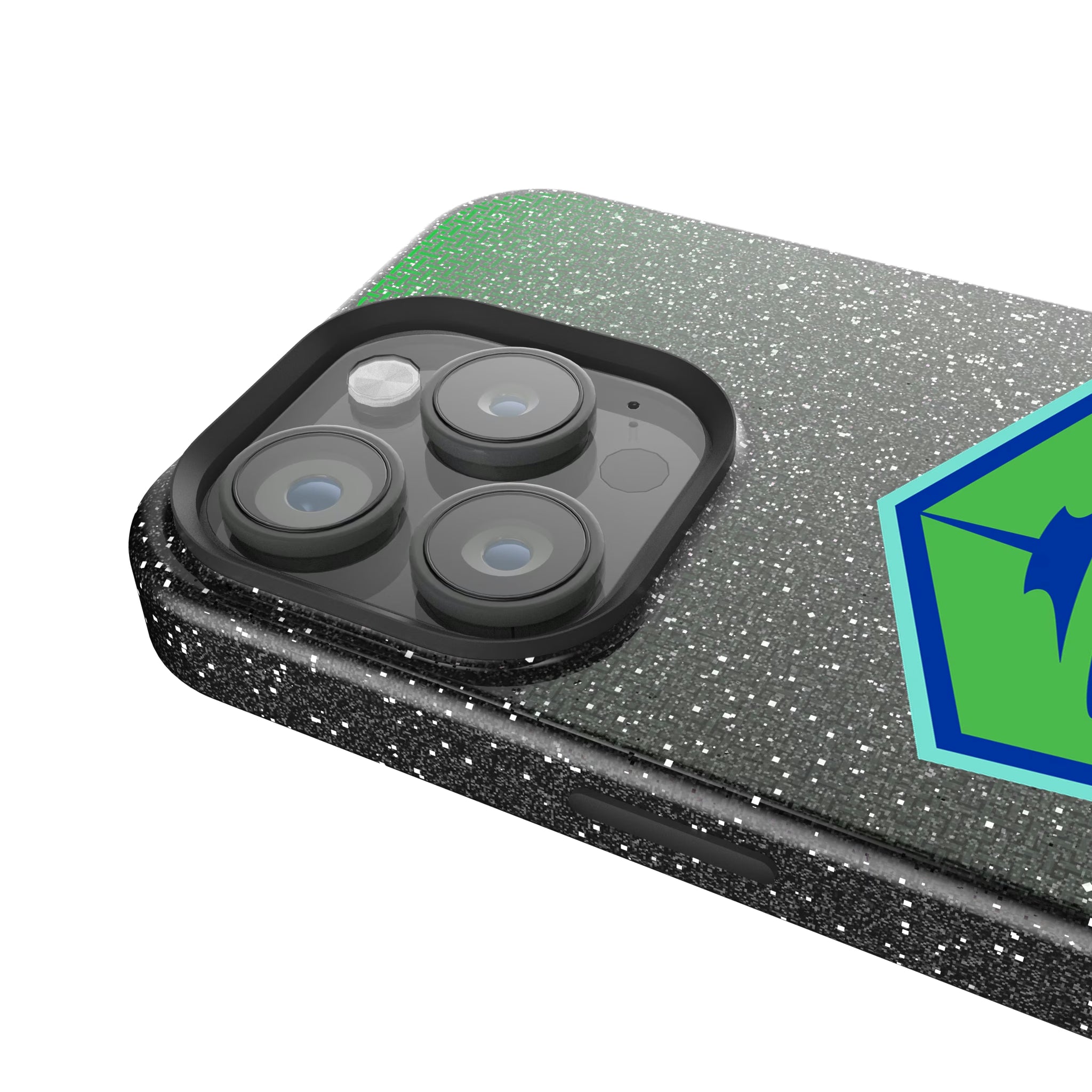 Seattle Sounders FC Linen iPhone Bling Phone Case for Apple iPhone - Detail
