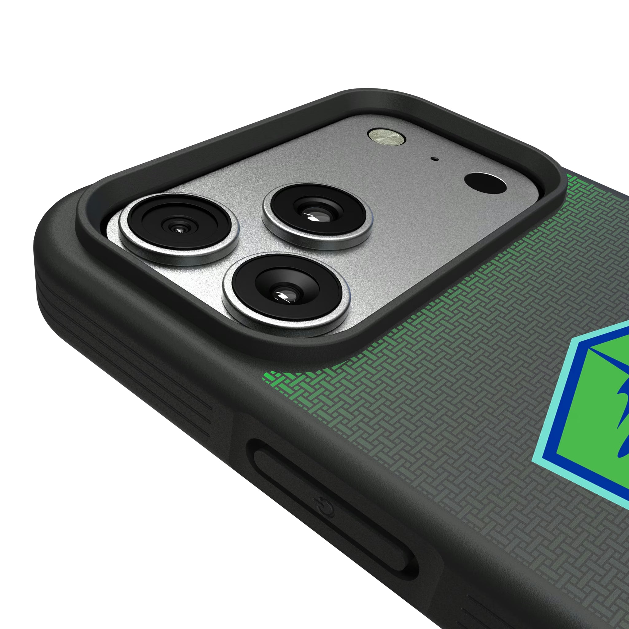 Seattle Sounders FC Linen iPhone Bump Phone Case for Apple iPhone - Detail#Device_iPhone 17 Pro Max