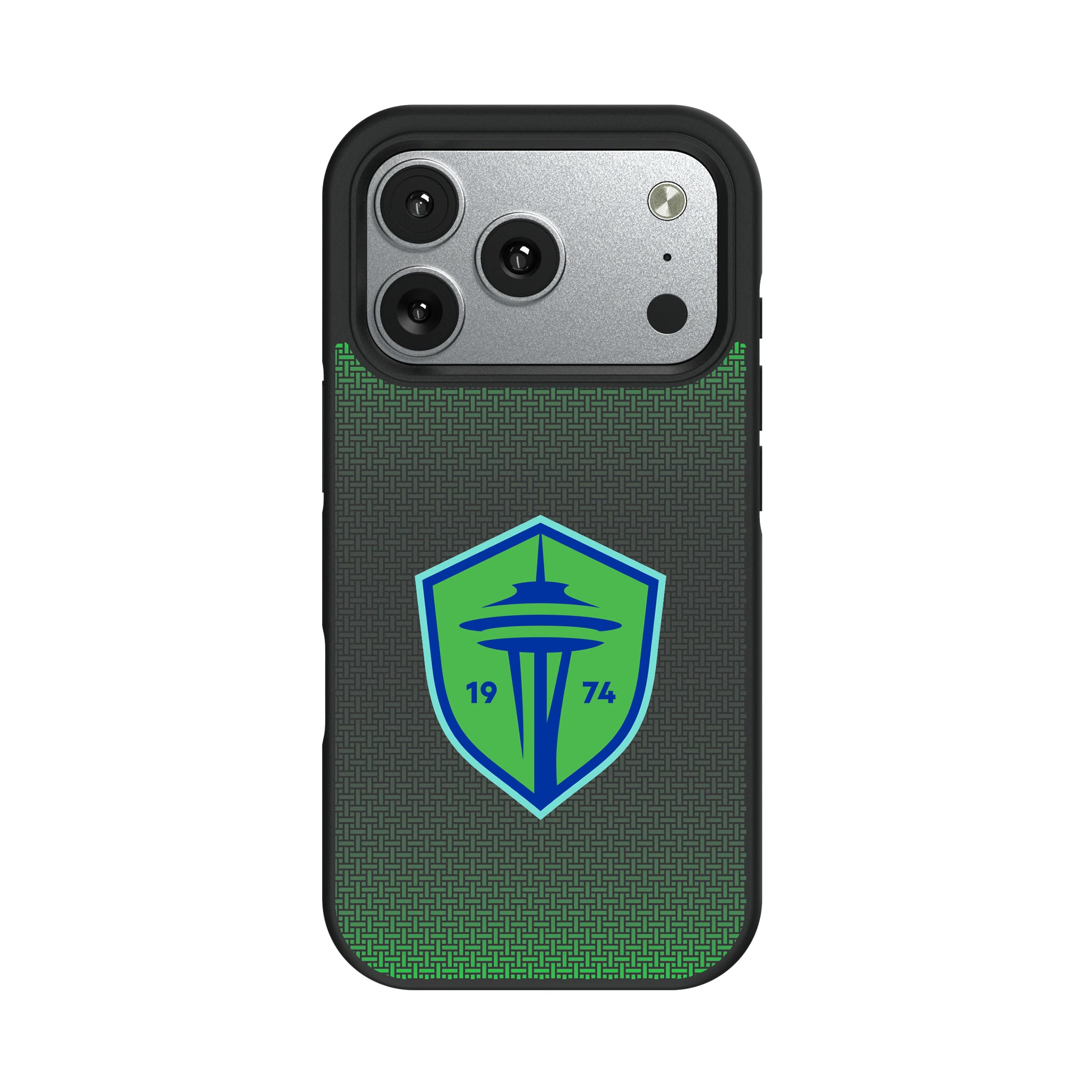 Seattle Sounders FC Linen iPhone Bump Phone Case for Apple iPhone#Device_iPhone 17 Pro