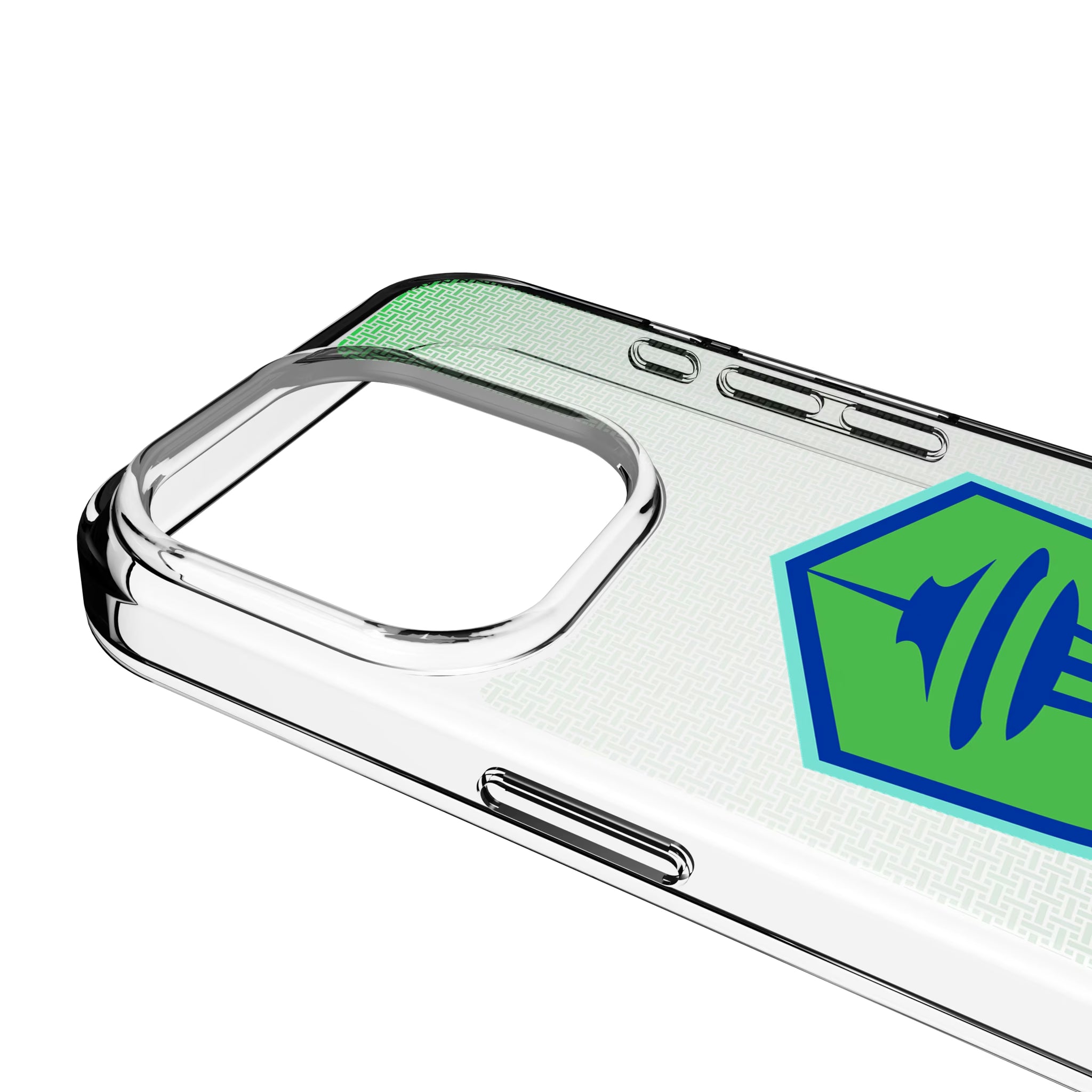 Seattle Sounders FC Linen iPhone Clear Phone Case for Apple iPhone - Detail