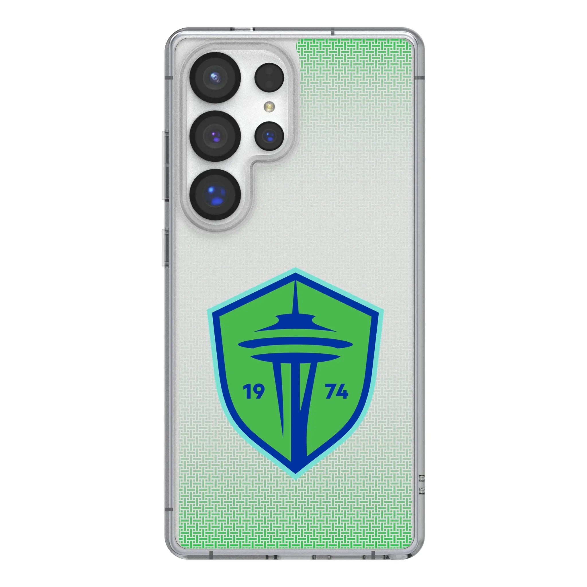 Seattle Sounders FC Linen Galaxy Clear Phone Case for Samsung Galaxy#Device_Galaxy S25 Ultra