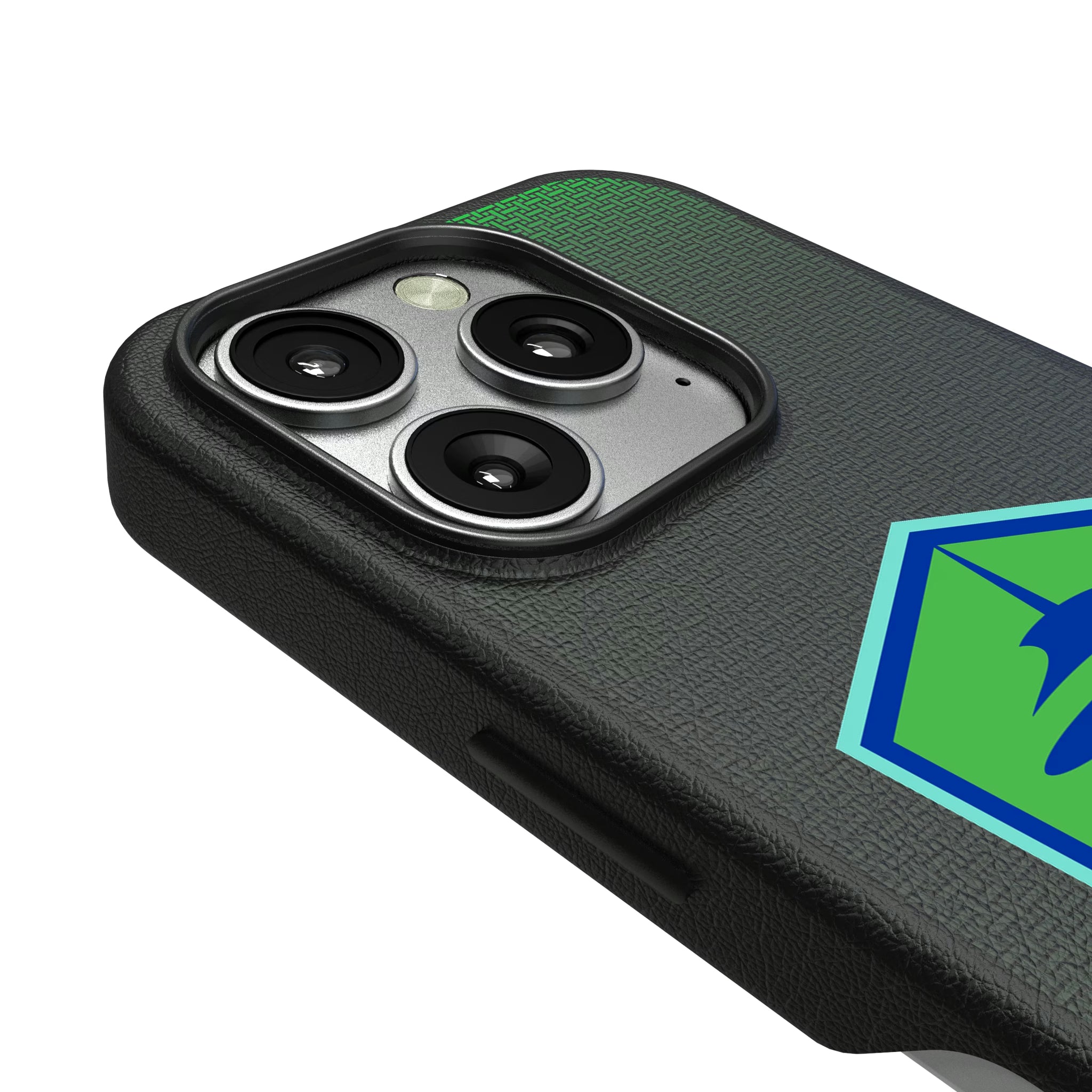 Seattle Sounders FC Linen iPhone MagSafe Compatible Phone Case for Apple iPhone - Detail