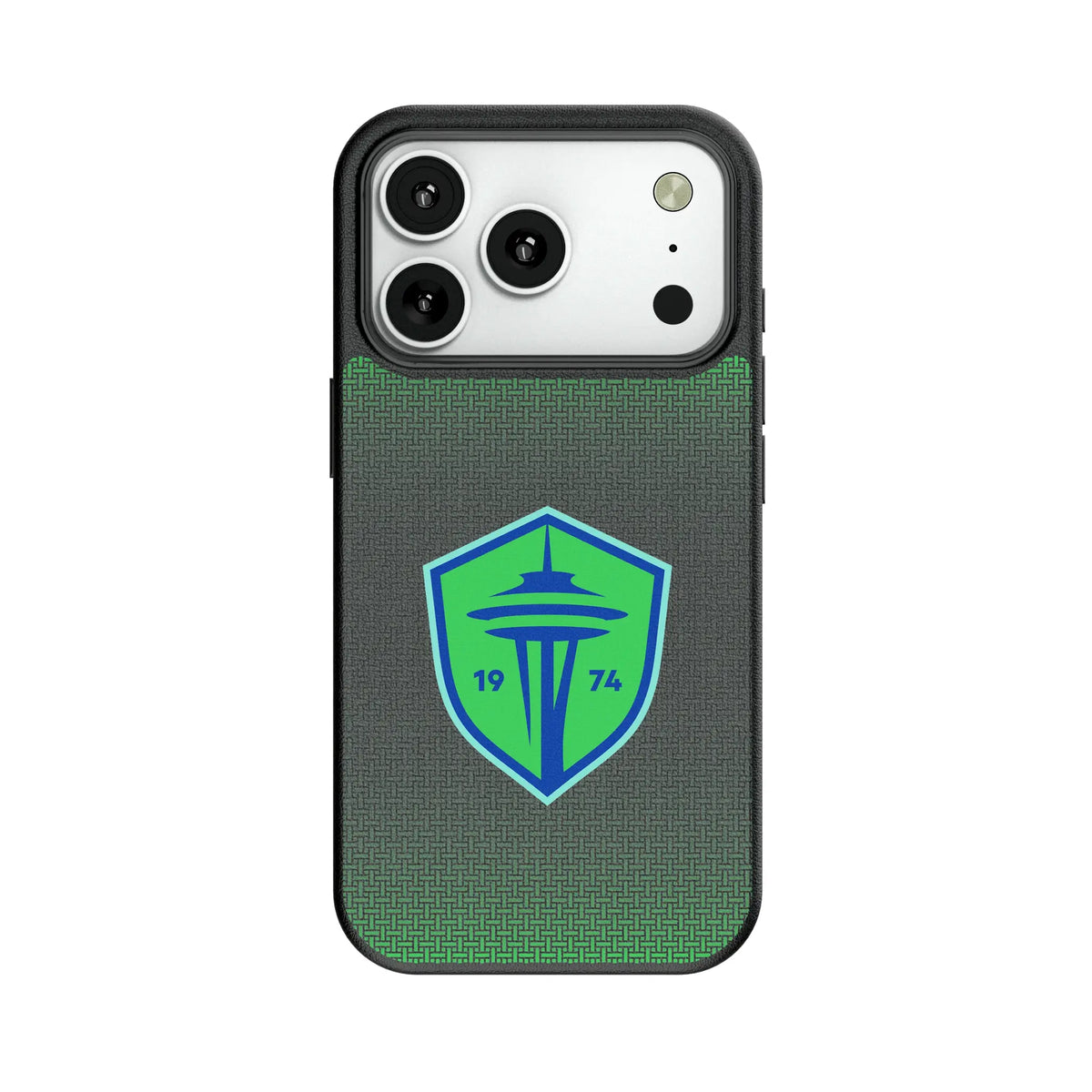 Seattle Sounders FC Linen MagSafe Compatible Phone Case for Apple iPhone