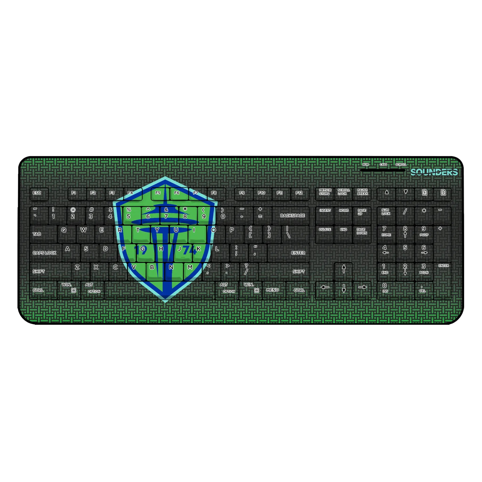 Seattle Sounders FC Linen Wireless USB Keyboard