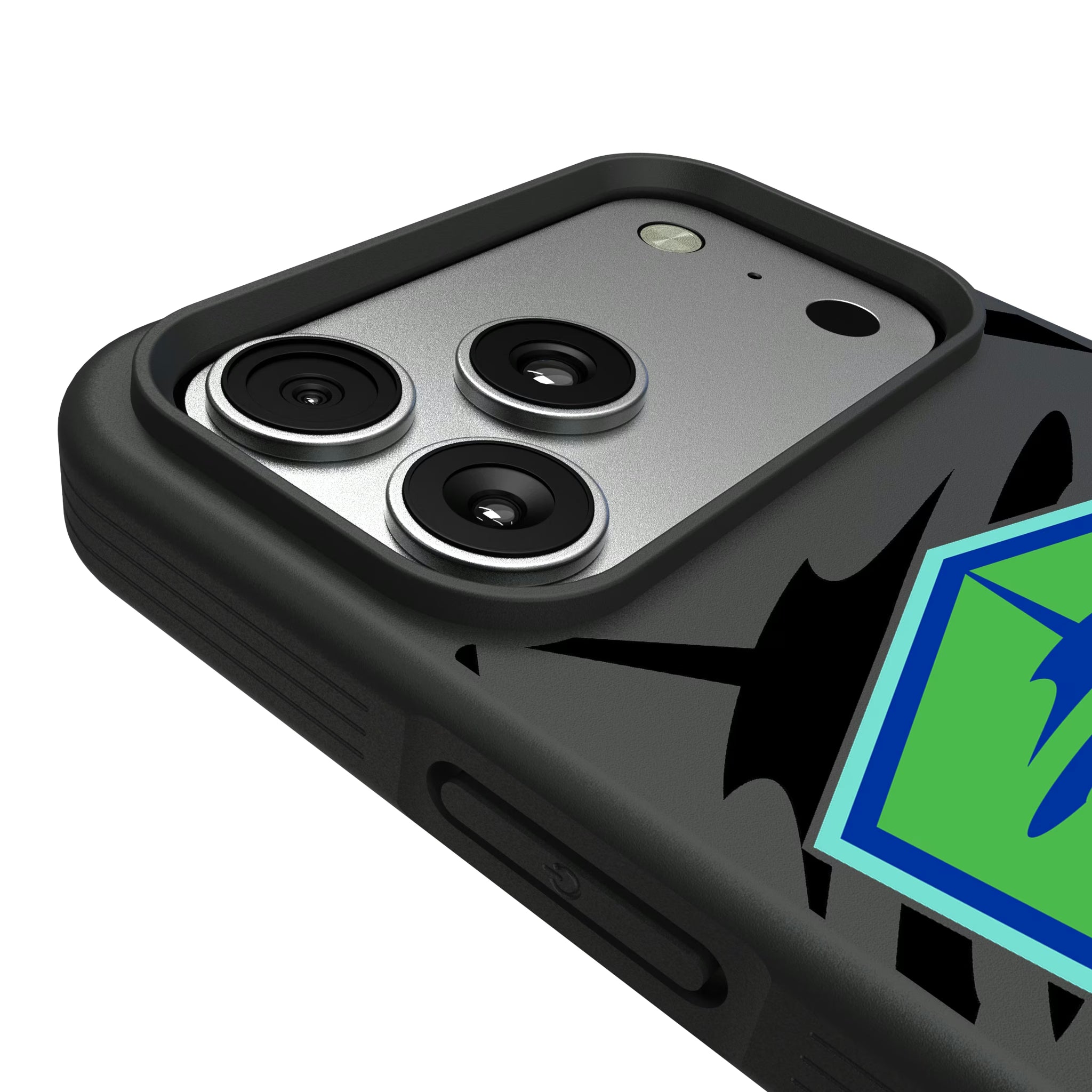 Seattle Sounders FC Monocolor Tilt iPhone Bump Phone Case for Apple iPhone - Detail#Device_iPhone 17 Pro Max