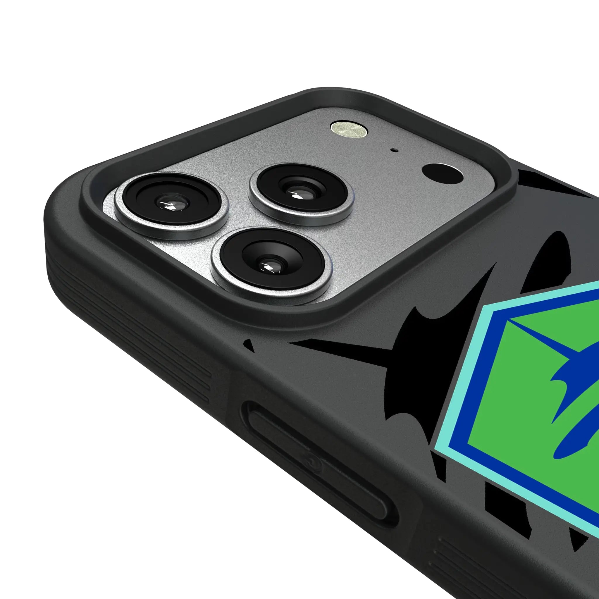 Seattle Sounders FC Monocolor Tilt iPhone Bump Phone Case for Apple iPhone - Detail#Device_iPhone 17 Pro