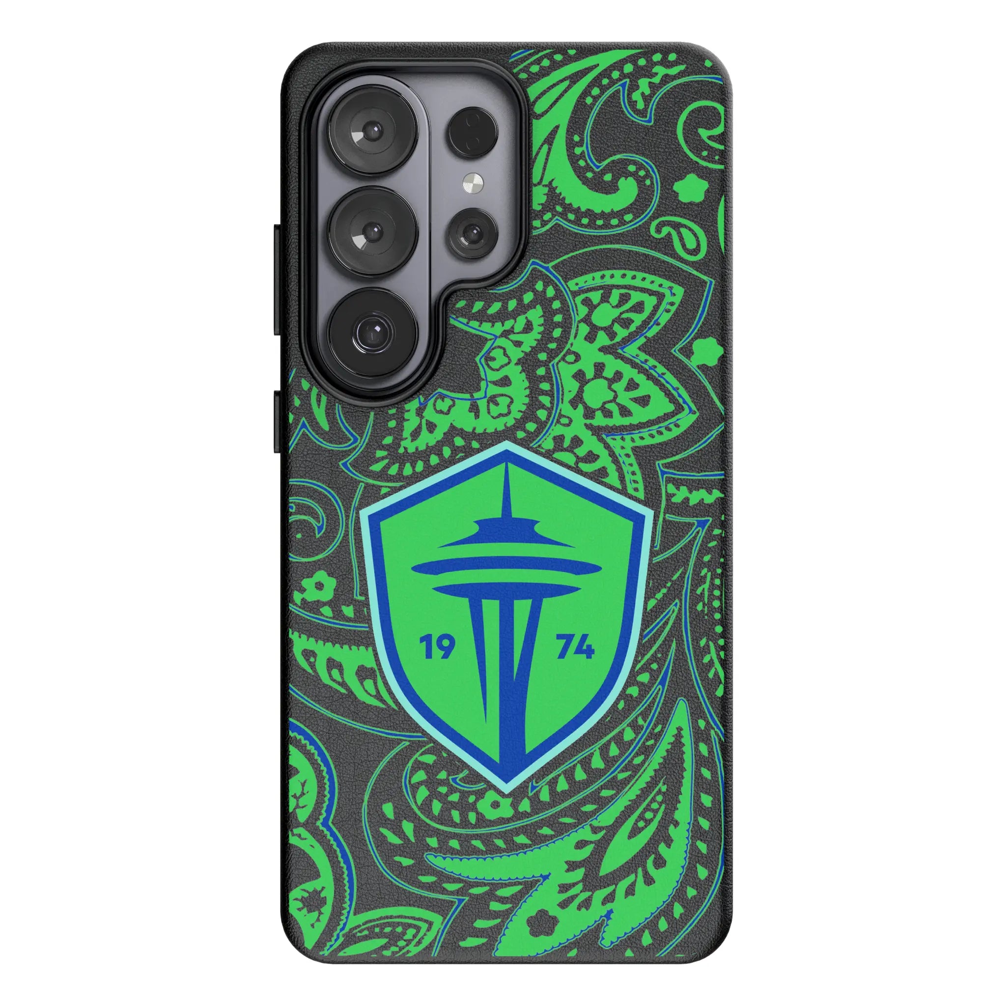 Seattle Sounders FC Paisley Galaxy MagSafe Compatible Phone Case for Samsung Galaxy#Device_Galaxy S26 Ultra