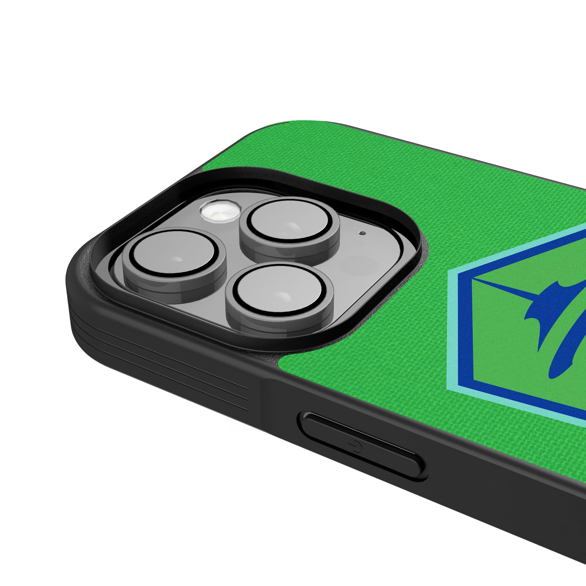 Seattle Sounders FC Personalized Stripe iPhone Bump Phone Case for Apple iPhone - Detail
