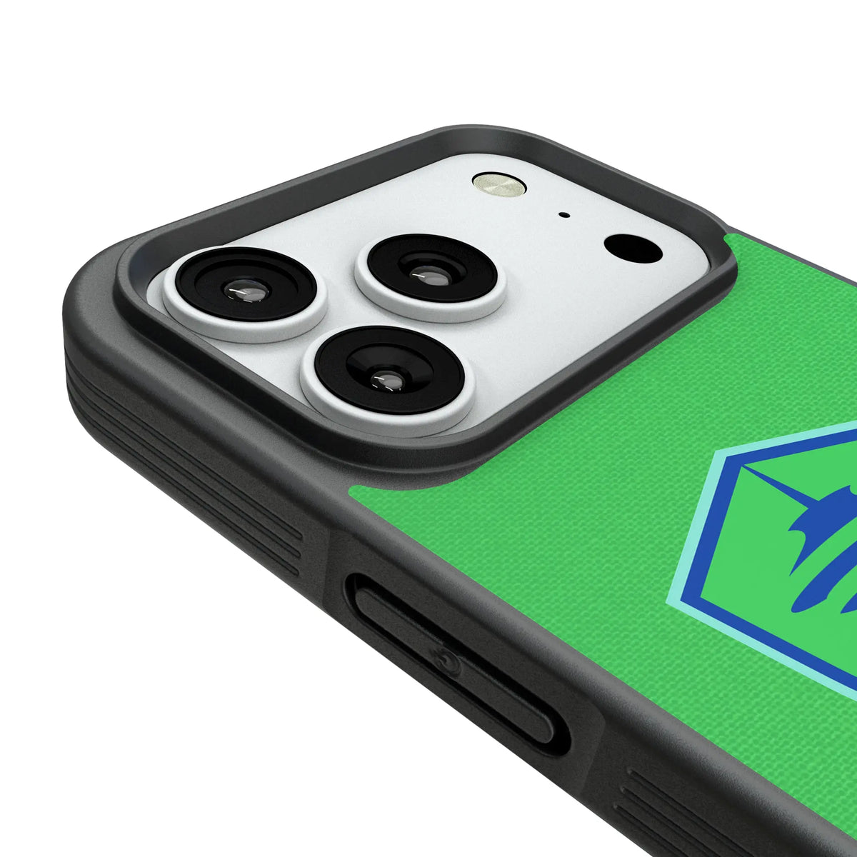 Seattle Sounders FC Personalized Stripe iPhone Bump Phone Case for Apple iPhone - Detail#Device_iPhone 18 Pro