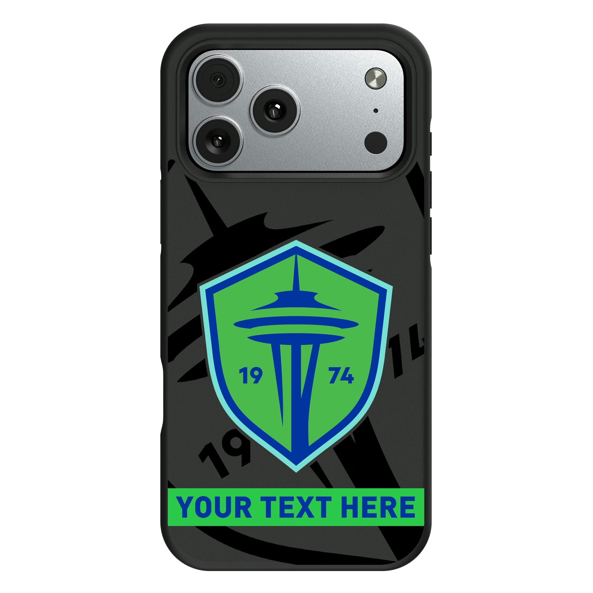 Seattle Sounders FC Personalized Tilt iPhone Bump Phone Case for Apple iPhone#Device_iPhone 17 Pro Max