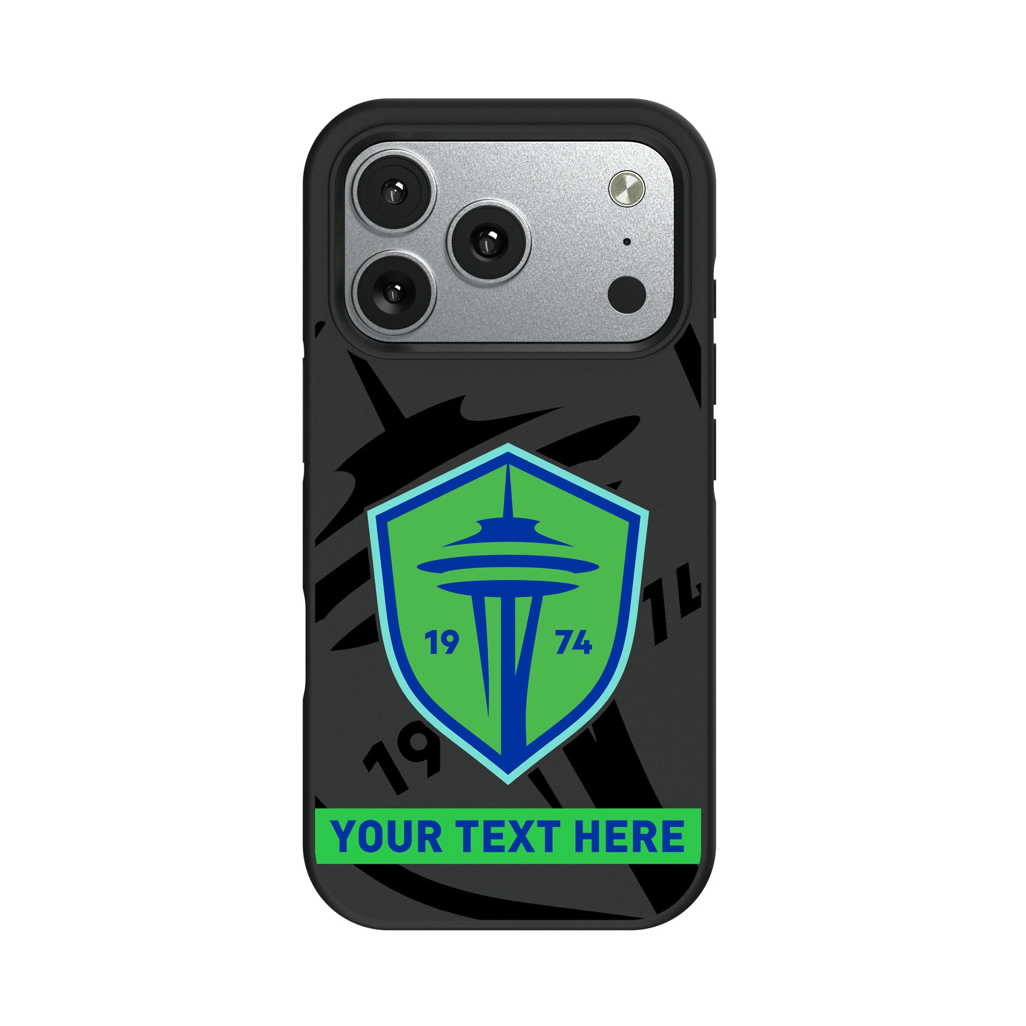 Seattle Sounders FC Personalized Tilt iPhone Bump Phone Case for Apple iPhone#Device_iPhone 17 Pro