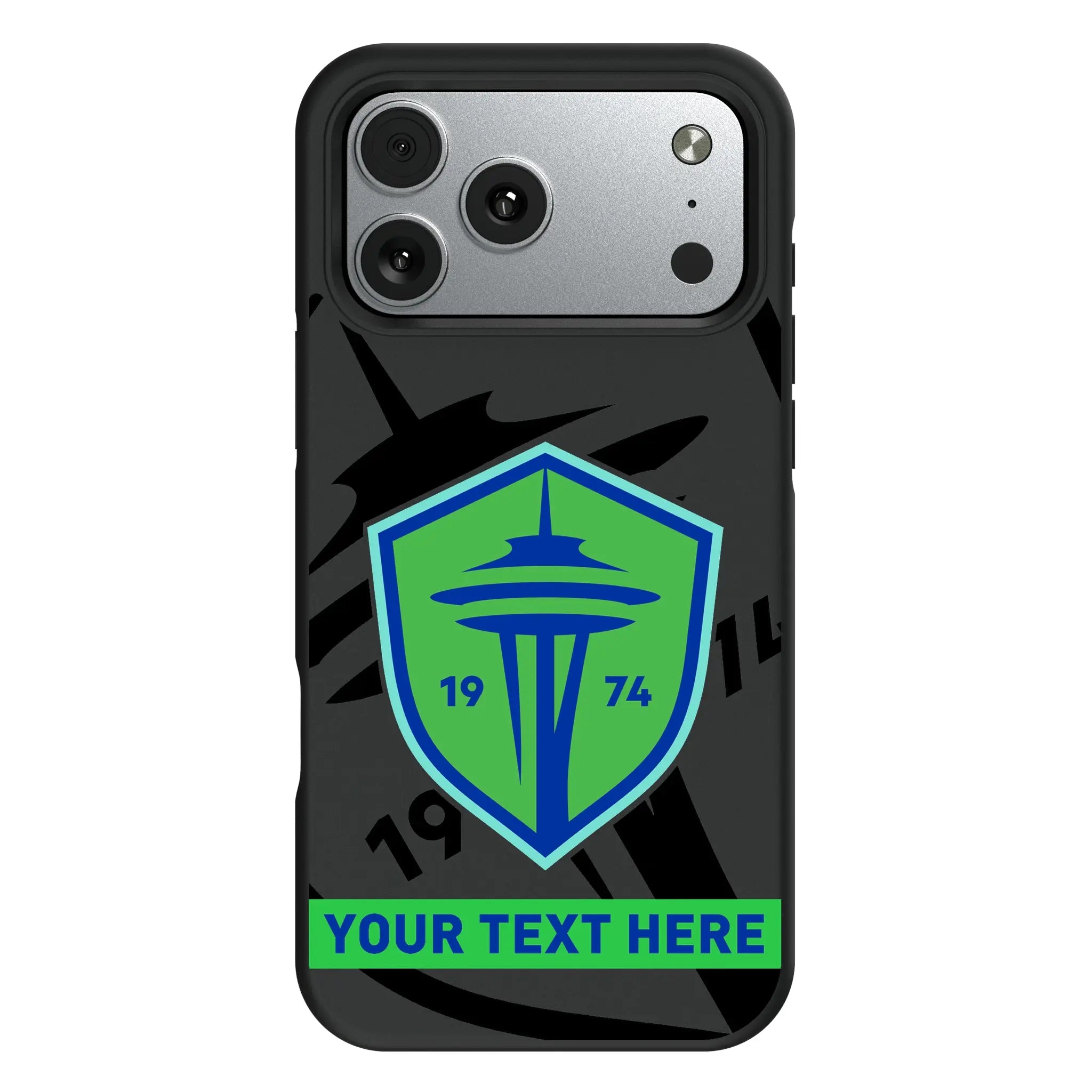 Seattle Sounders FC Personalized Tilt iPhone Bump Phone Case for Apple iPhone#Device_iPhone 17 Pro Max