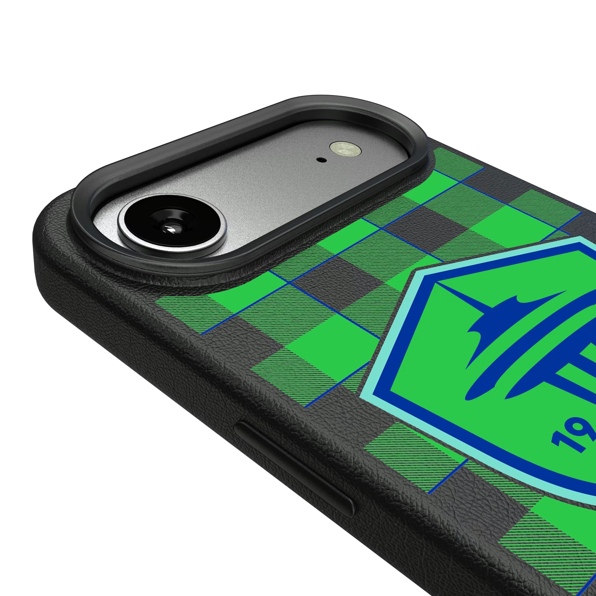Seattle Sounders FC Plaid iPhone MagSafe Compatible Phone Case for Apple iPhone - Detail#Device_iPhone Air