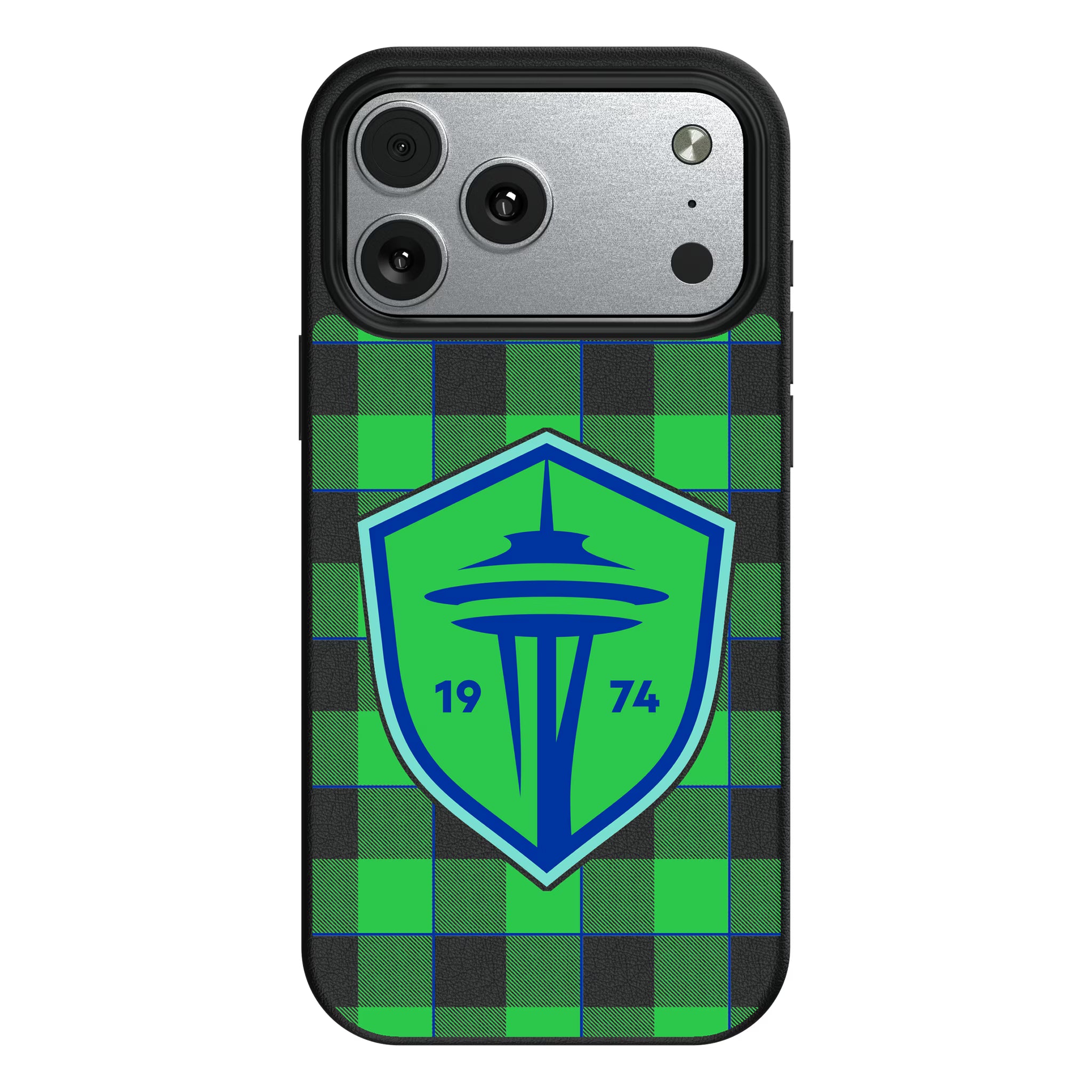 Seattle Sounders FC Plaid iPhone MagSafe Compatible Phone Case for Apple iPhone#Device_iPhone 17 Pro Max