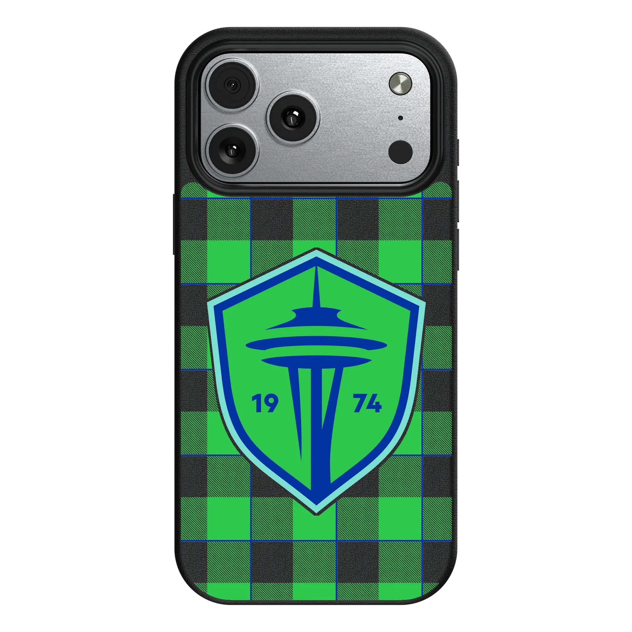 Seattle Sounders FC Plaid iPhone MagSafe Compatible Phone Case for Apple iPhone#Device_iPhone 17 Pro Max