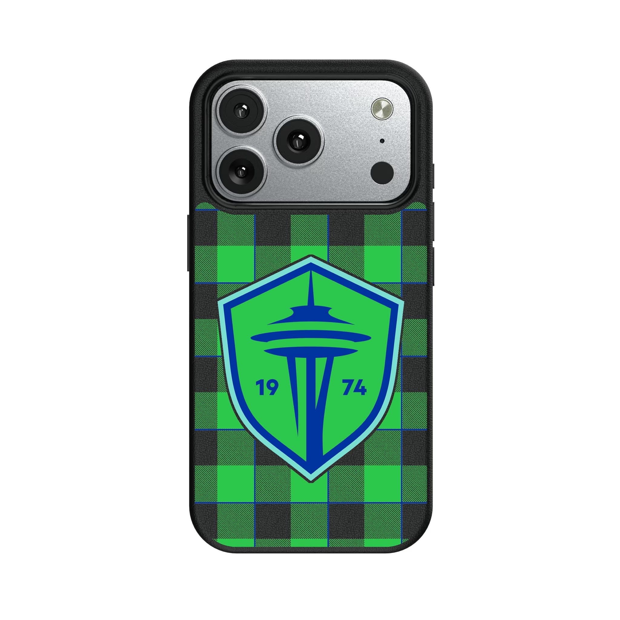 Seattle Sounders FC Plaid iPhone MagSafe Compatible Phone Case for Apple iPhone#Device_iPhone 17 Pro