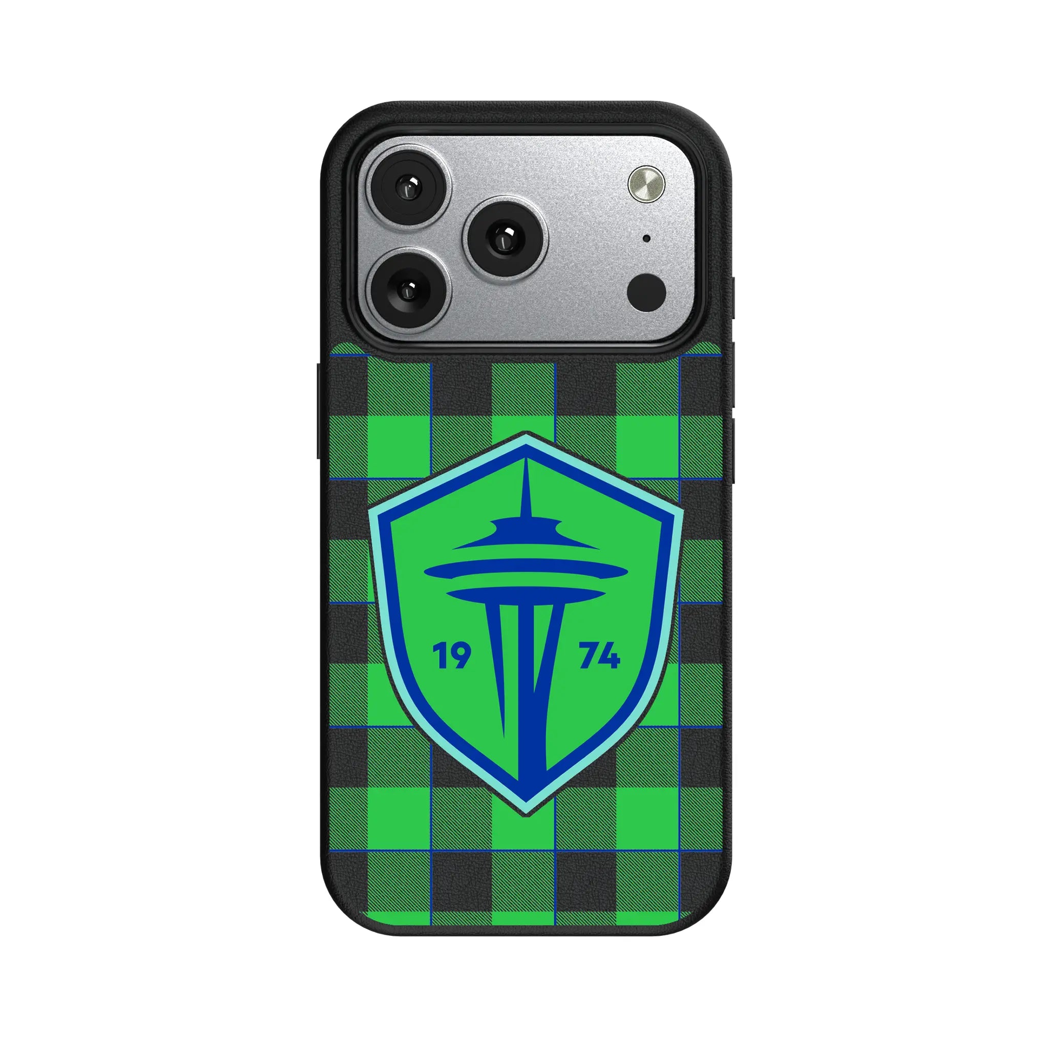 Seattle Sounders FC Plaid iPhone MagSafe Compatible Phone Case for Apple iPhone#Device_iPhone 17 Pro