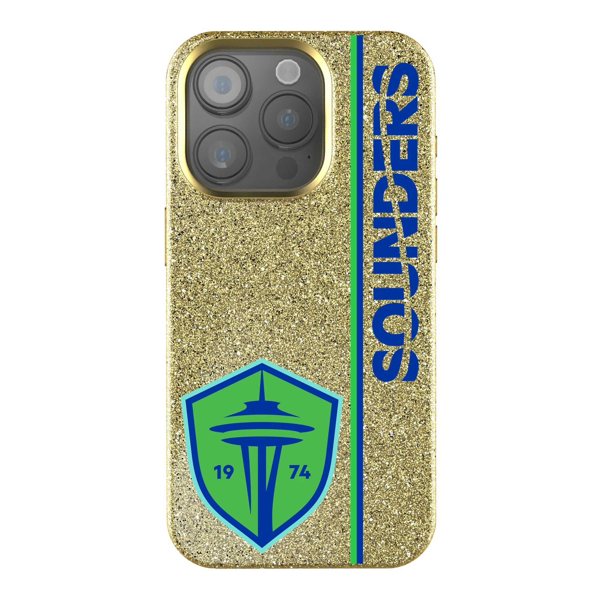Seattle Sounders FC Sidebar iPhone Bling Phone Case for Apple iPhone