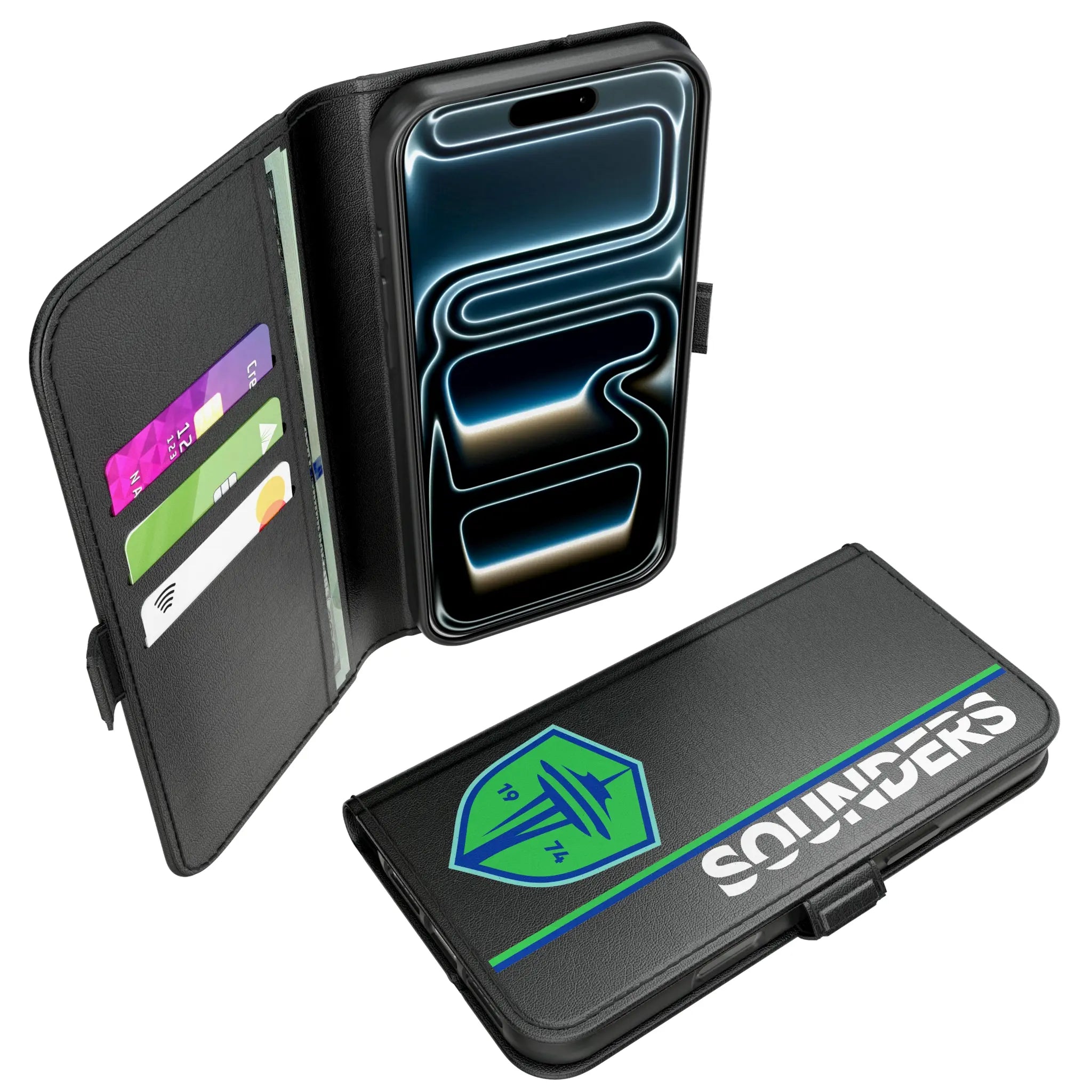 Seattle Sounders FC Sidebar iPhone Folio Phone Case for Apple iPhone#Device_iPhone 17 Pro Max