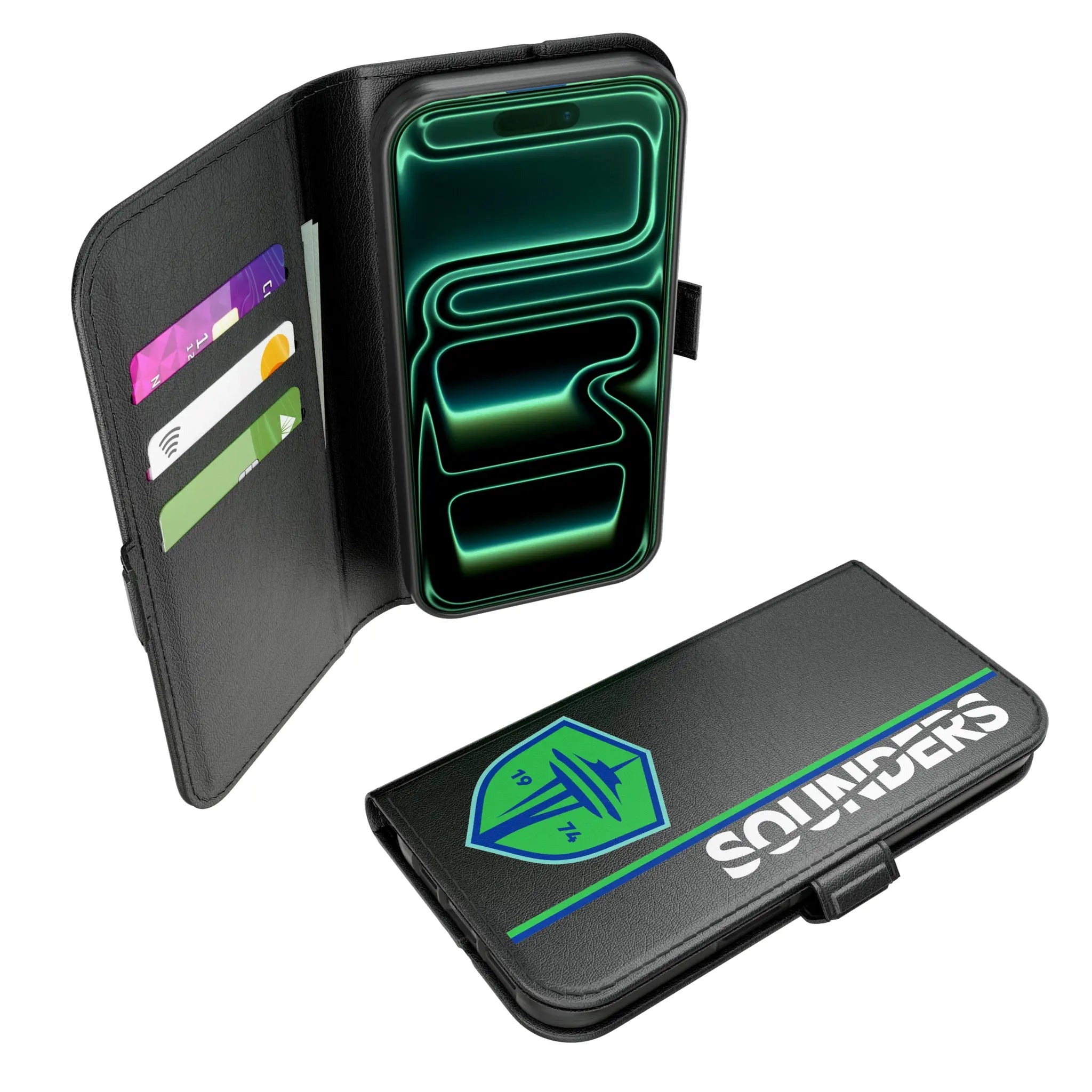 Seattle Sounders FC Sidebar iPhone Folio Phone Case for Apple iPhone#Device_iPhone 17
