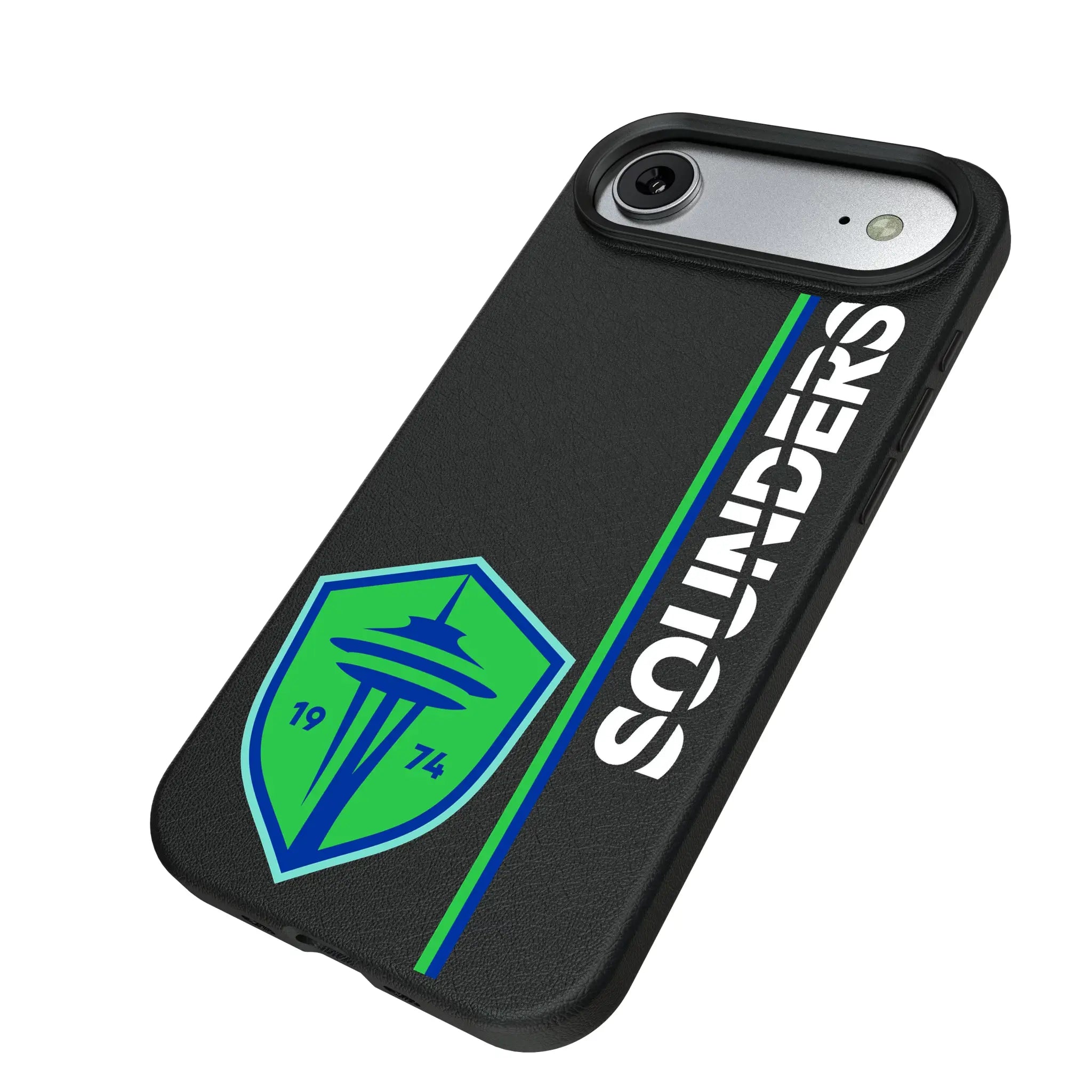 Seattle Sounders FC Sidebar iPhone MagSafe Compatible Phone Case for Apple iPhone - Isometric View#Device_iPhone Air