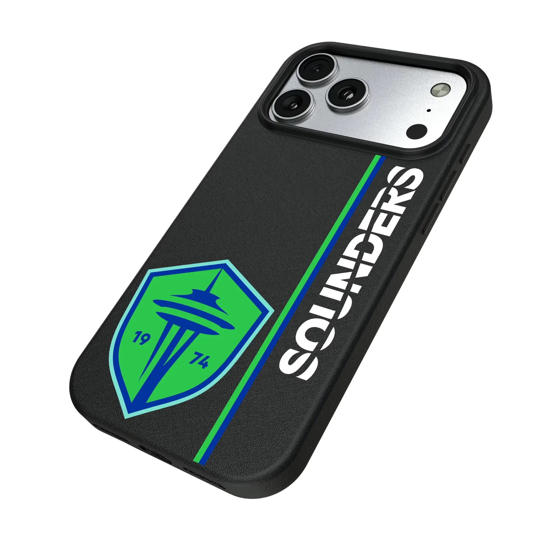 Seattle Sounders FC Sidebar iPhone MagSafe Compatible Phone Case for Apple iPhone - Isometric View#Device_iPhone 17 Pro Max