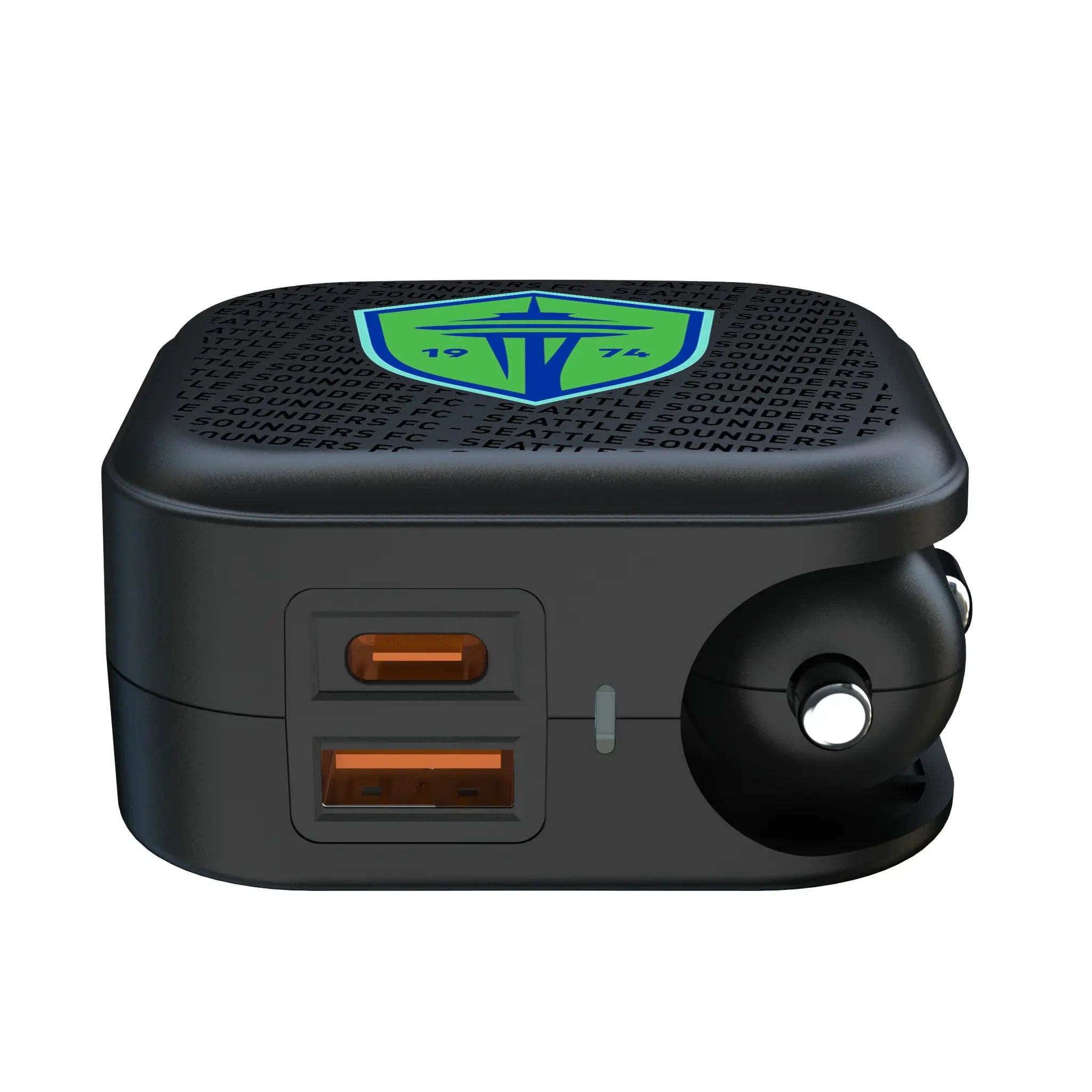 Seattle Sounders FC Text Backdrop 2 in 1 USB A/C Charger