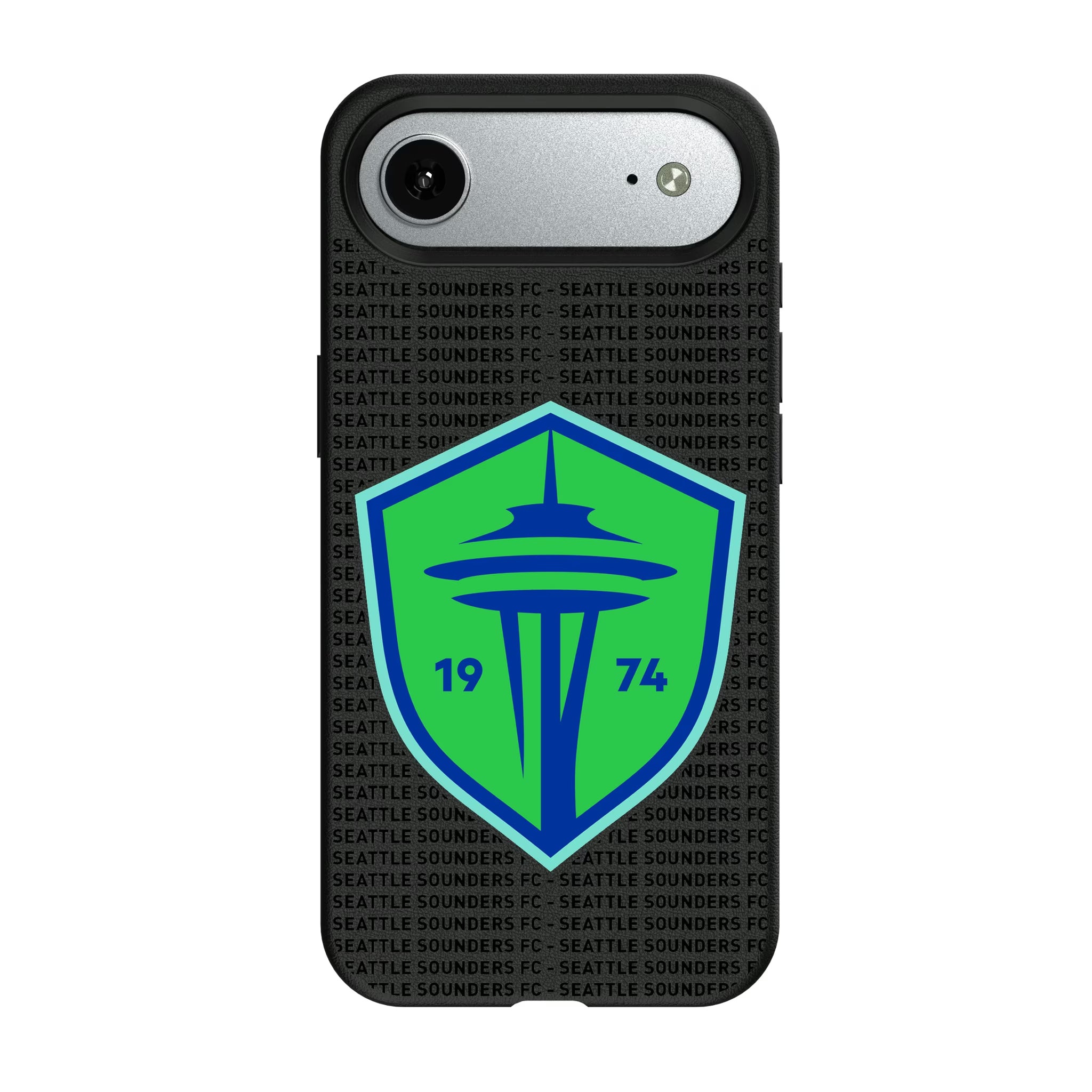 Seattle Sounders FC Text Backdrop iPhone MagSafe Compatible Phone Case for Apple iPhone#Device_iPhone Air