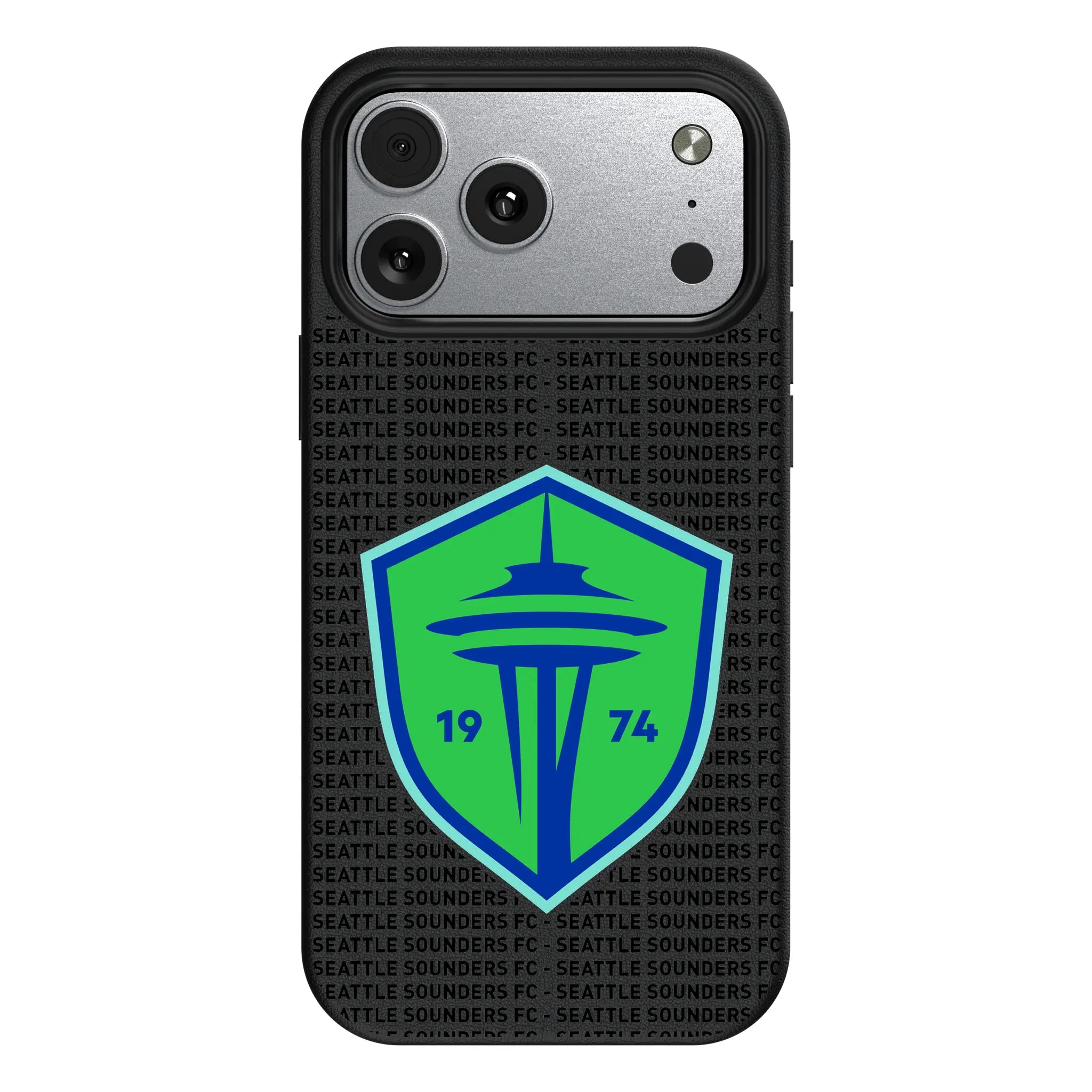 Seattle Sounders FC Text Backdrop iPhone MagSafe Compatible Phone Case for Apple iPhone#Device_iPhone 17 Pro Max