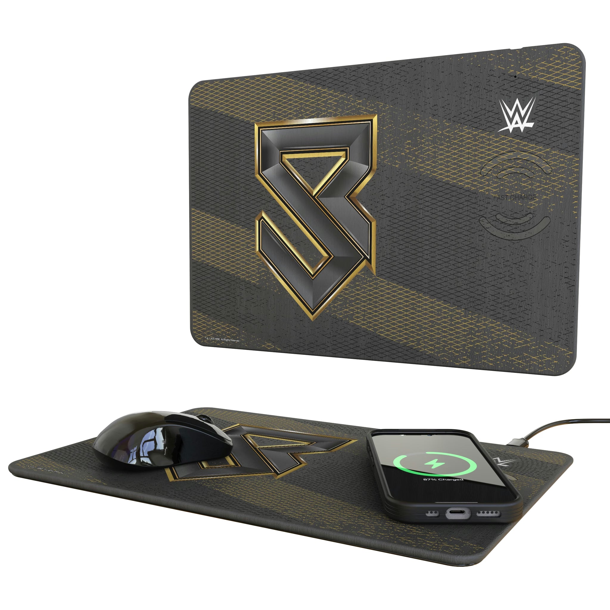 Seth Freakin Rollins Steel 15-Watt Wireless Charger and Mouse Pad