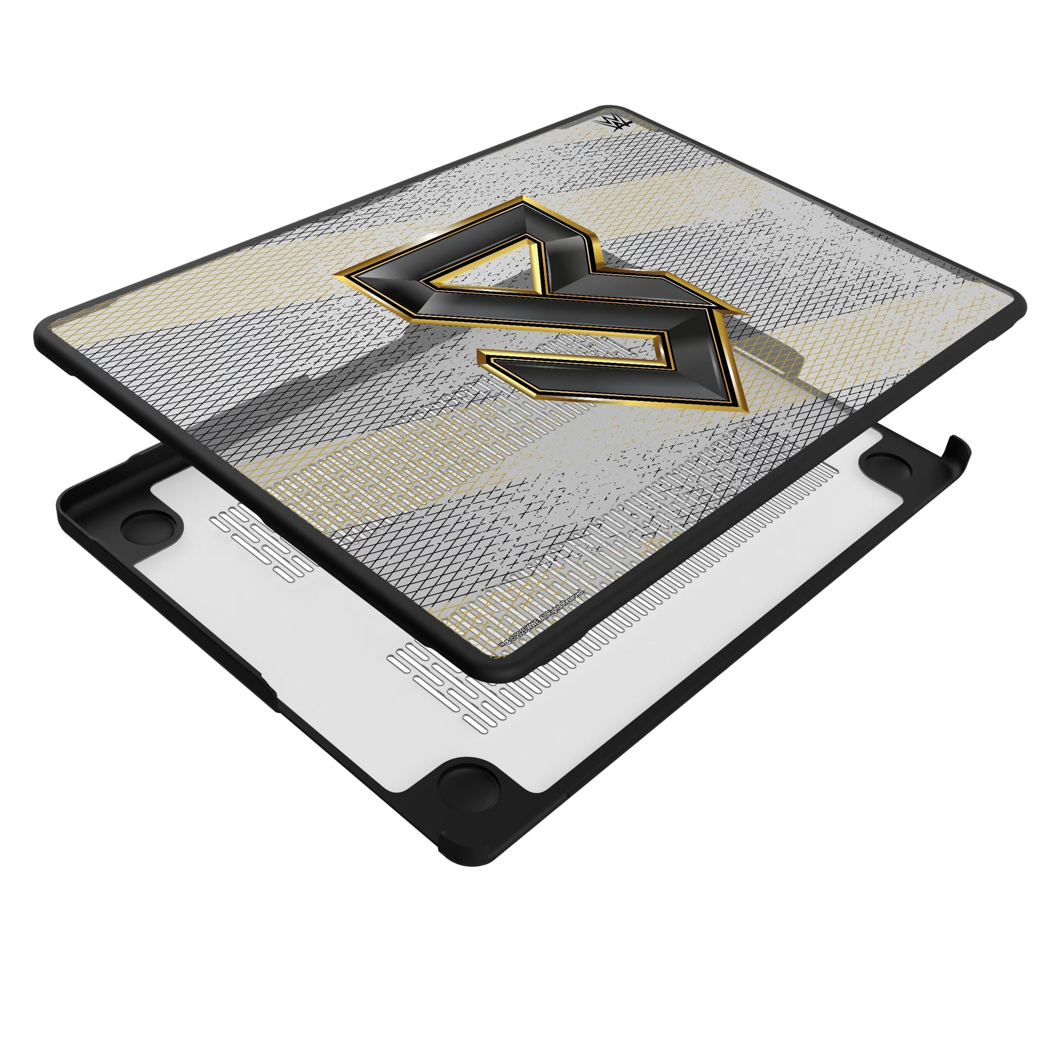 Seth Freakin Rollins Steel MacBook Laptop Case for Apple MacBook - Isometric View#Device_MacBook Pro (14-inch, 2021) / MacBook Pro (14-inch, 2023) / MacBook Pro (14-inch, 2024)