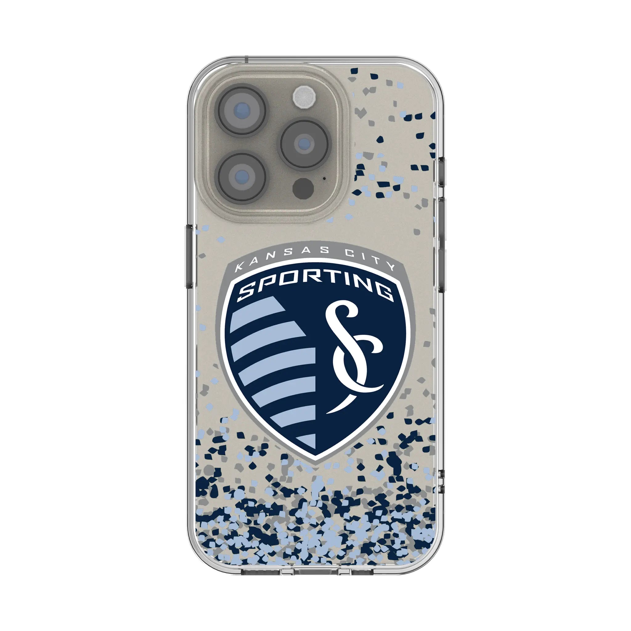 Sporting Kansas City Confetti iPhone Clear Phone Case for Apple iPhone
