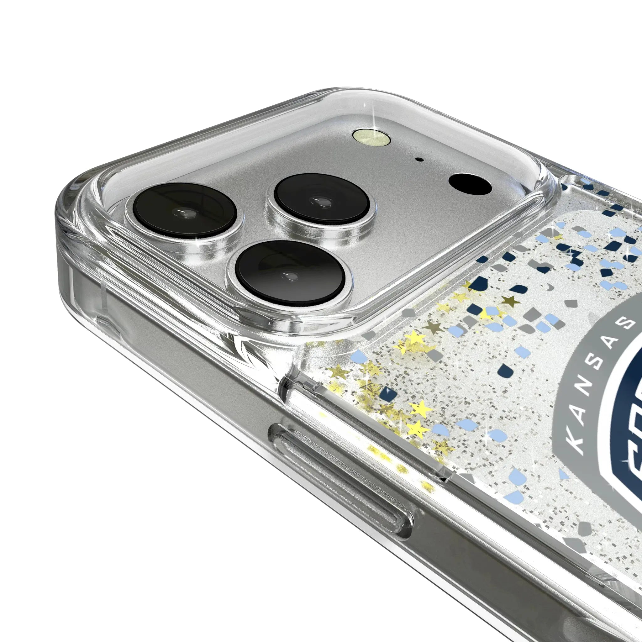 Sporting Kansas City Confetti iPhone Glitter Phone Case for Apple iPhone - Detail