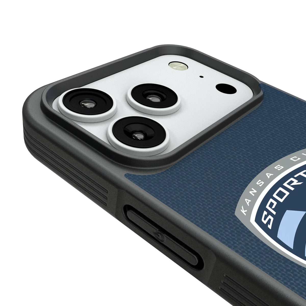 Sporting Kansas City Diagonal Stripe iPhone Bump Phone Case for Apple iPhone - Detail#Device_iPhone 18 Pro