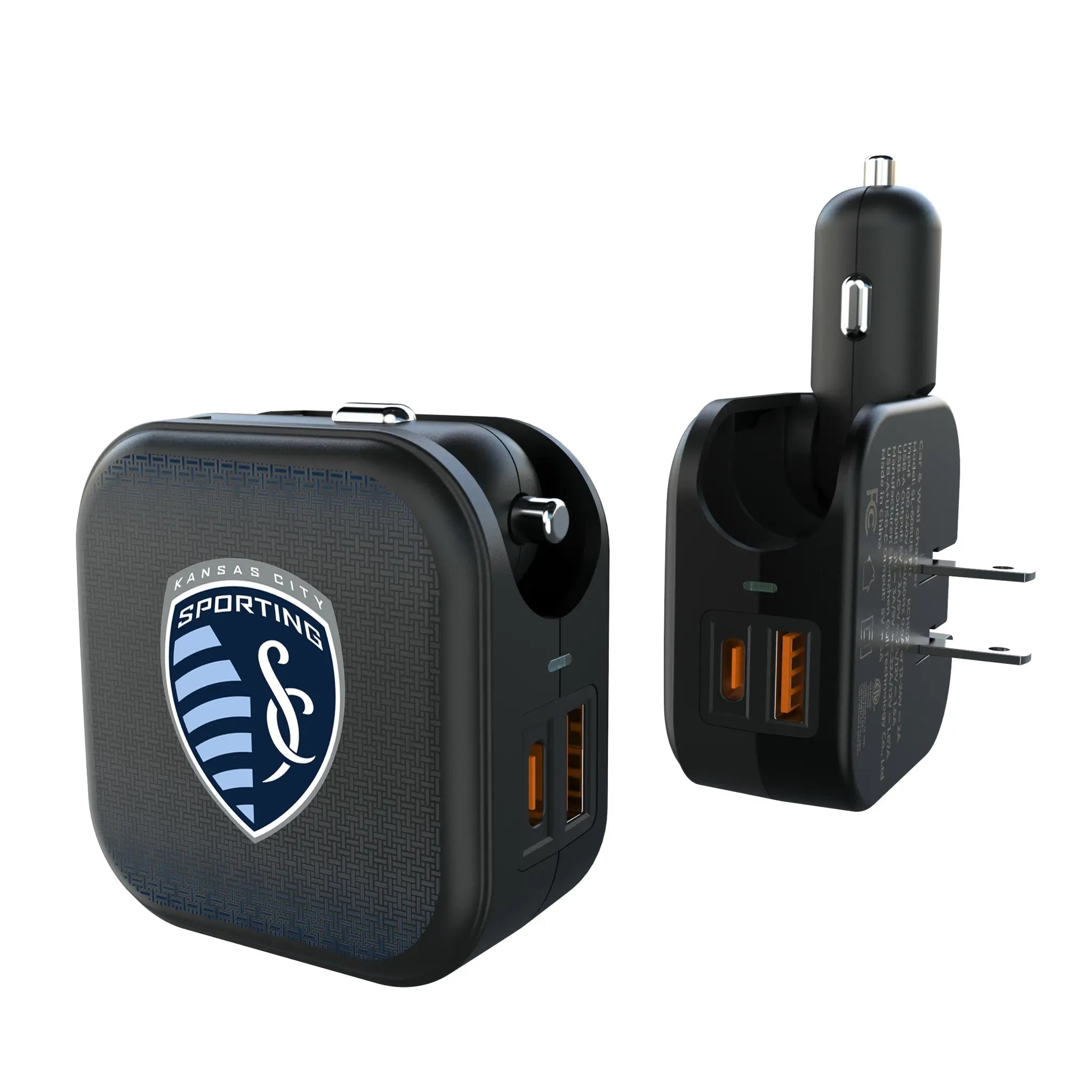 Sporting Kansas City Linen 2 in 1 USB A/C Charger
