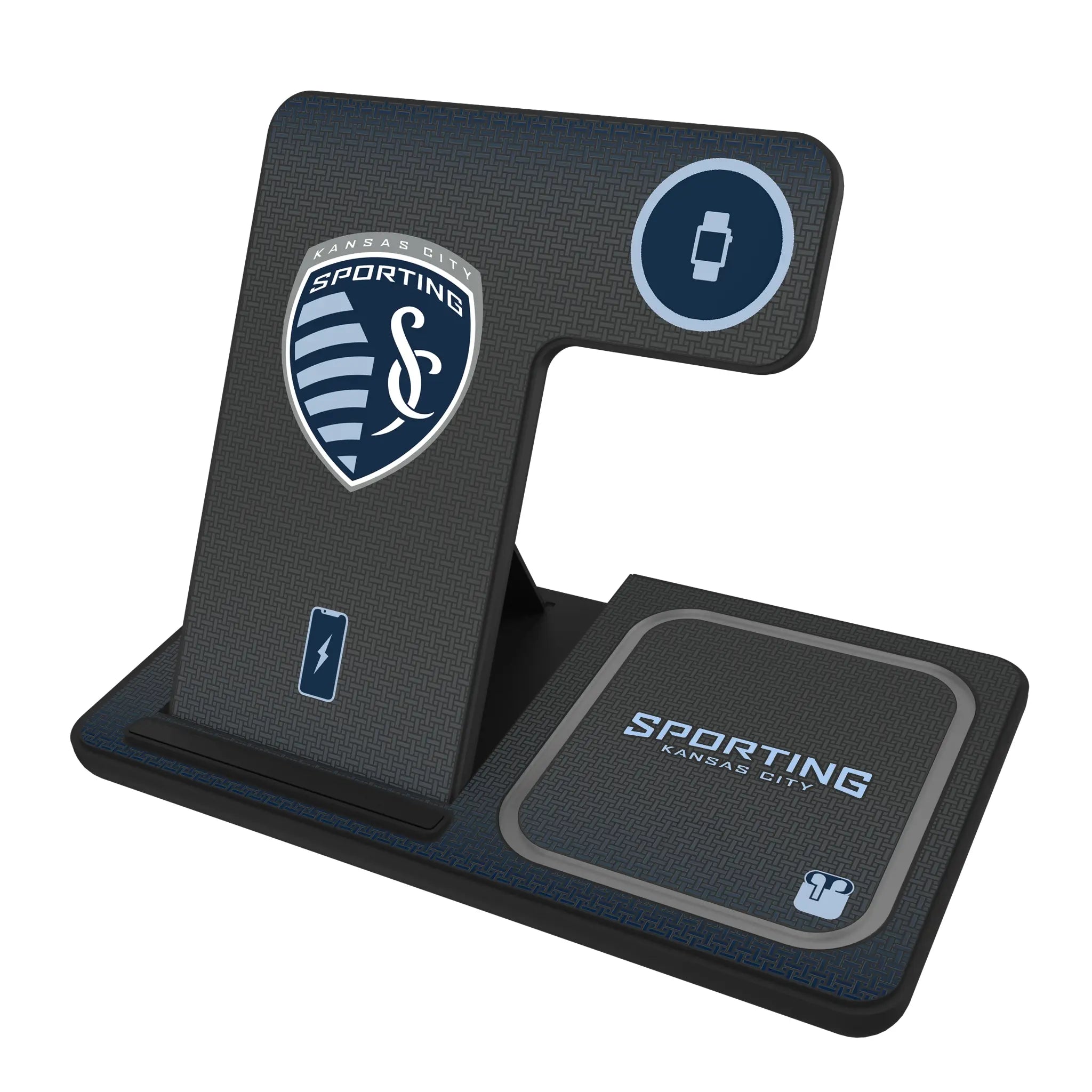 Sporting Kansas City Linen 3 in 1 Charging Station