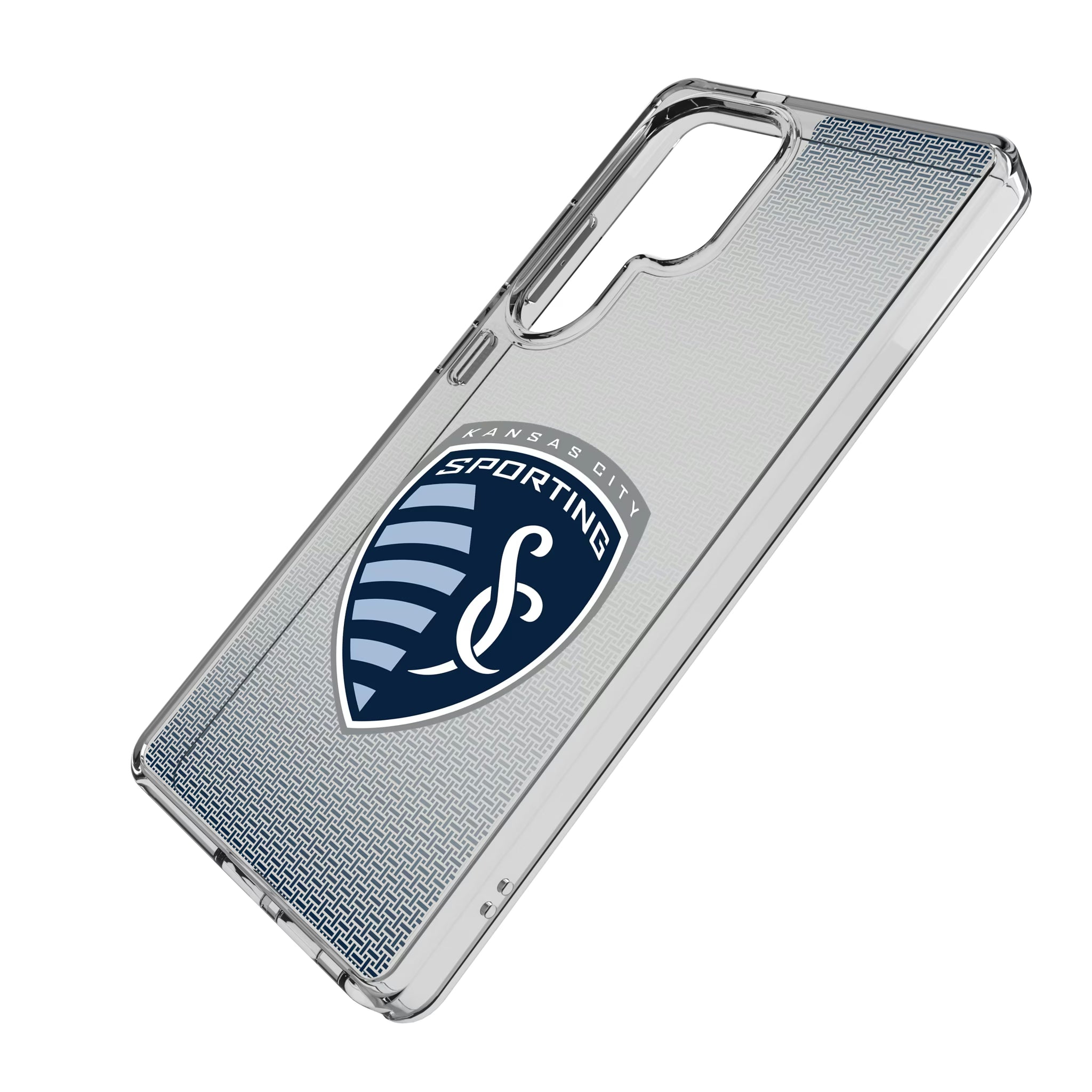 Sporting Kansas City Linen Galaxy Clear Phone Case for Samsung Galaxy - Isometric View