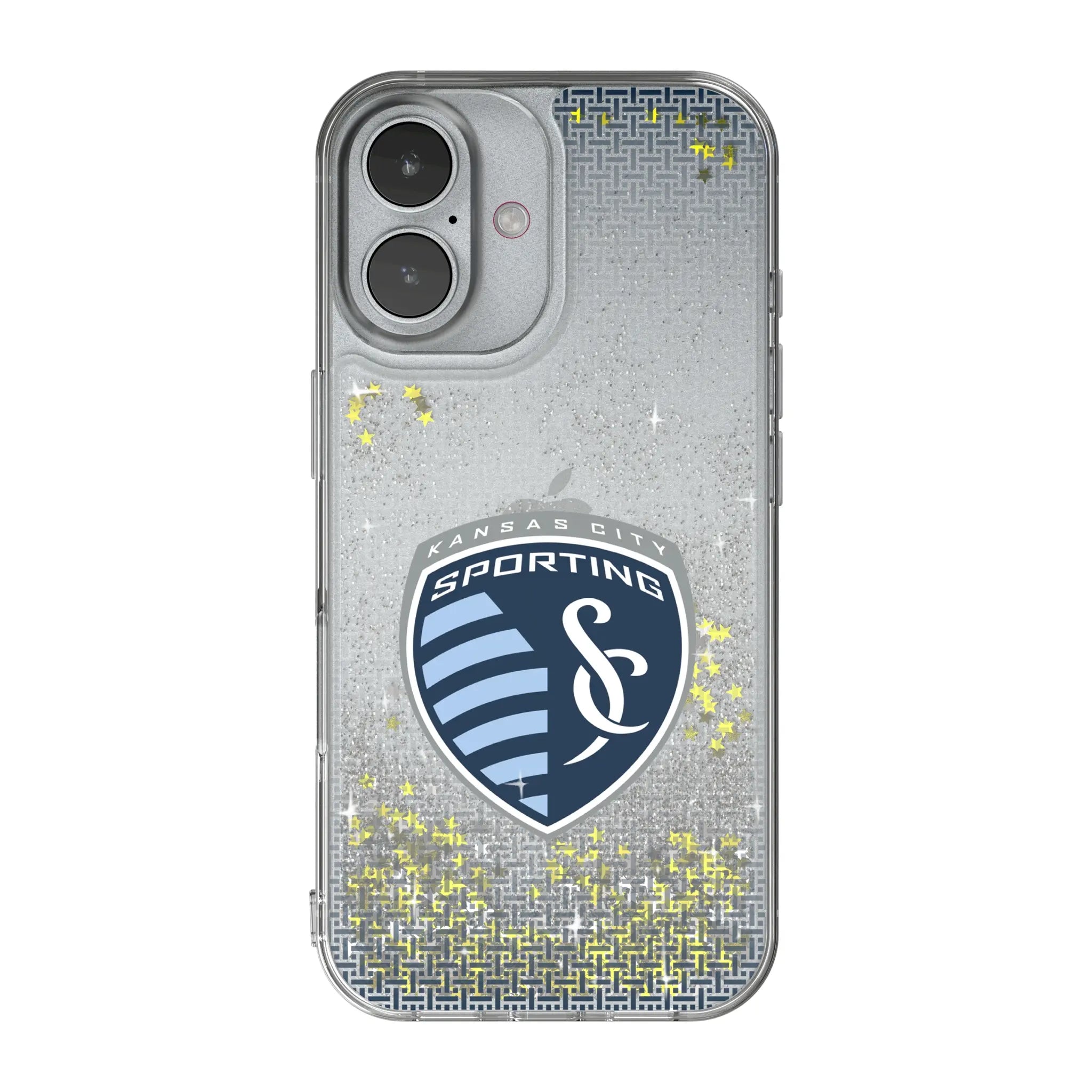 Sporting Kansas City Linen iPhone Glitter Phone Case for Apple iPhone