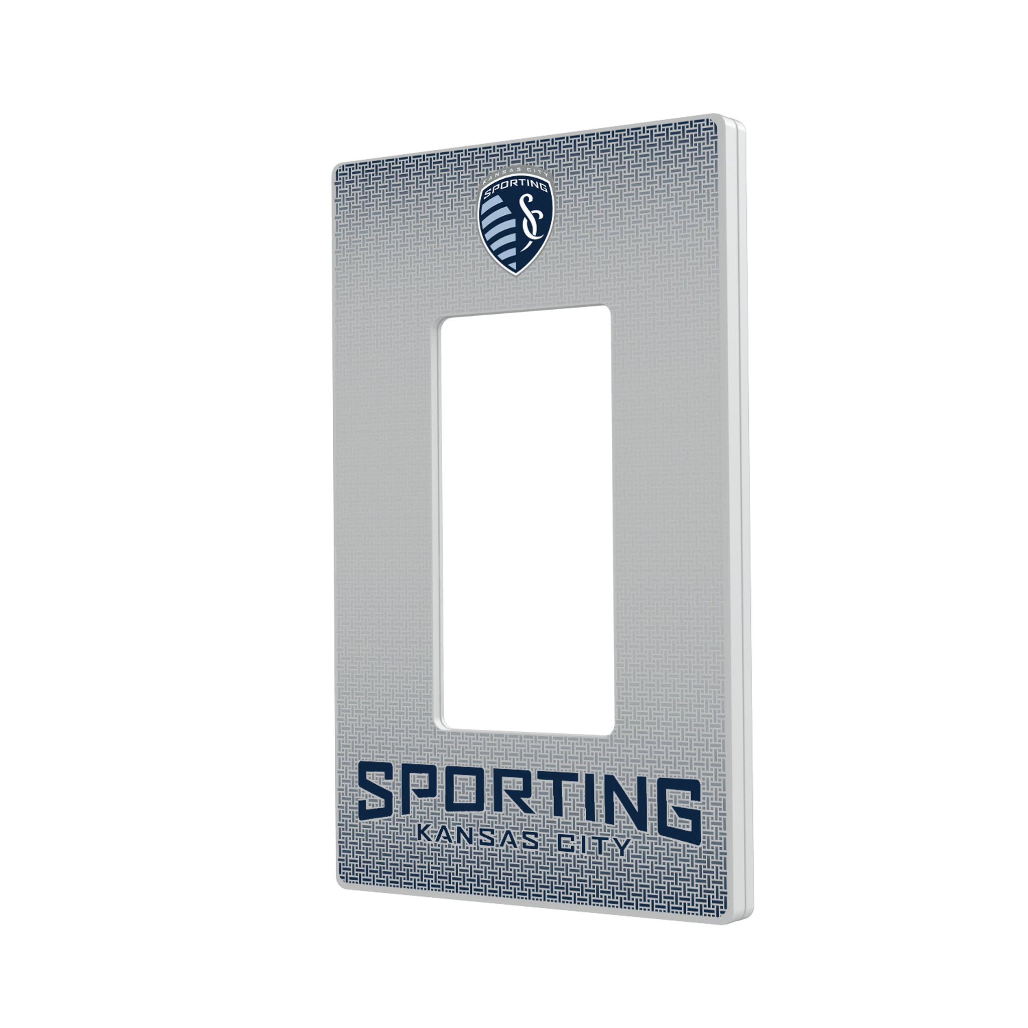 Sporting Kansas City Linen Hidden-Screw Light Switch Plate#Style_Single Rocker