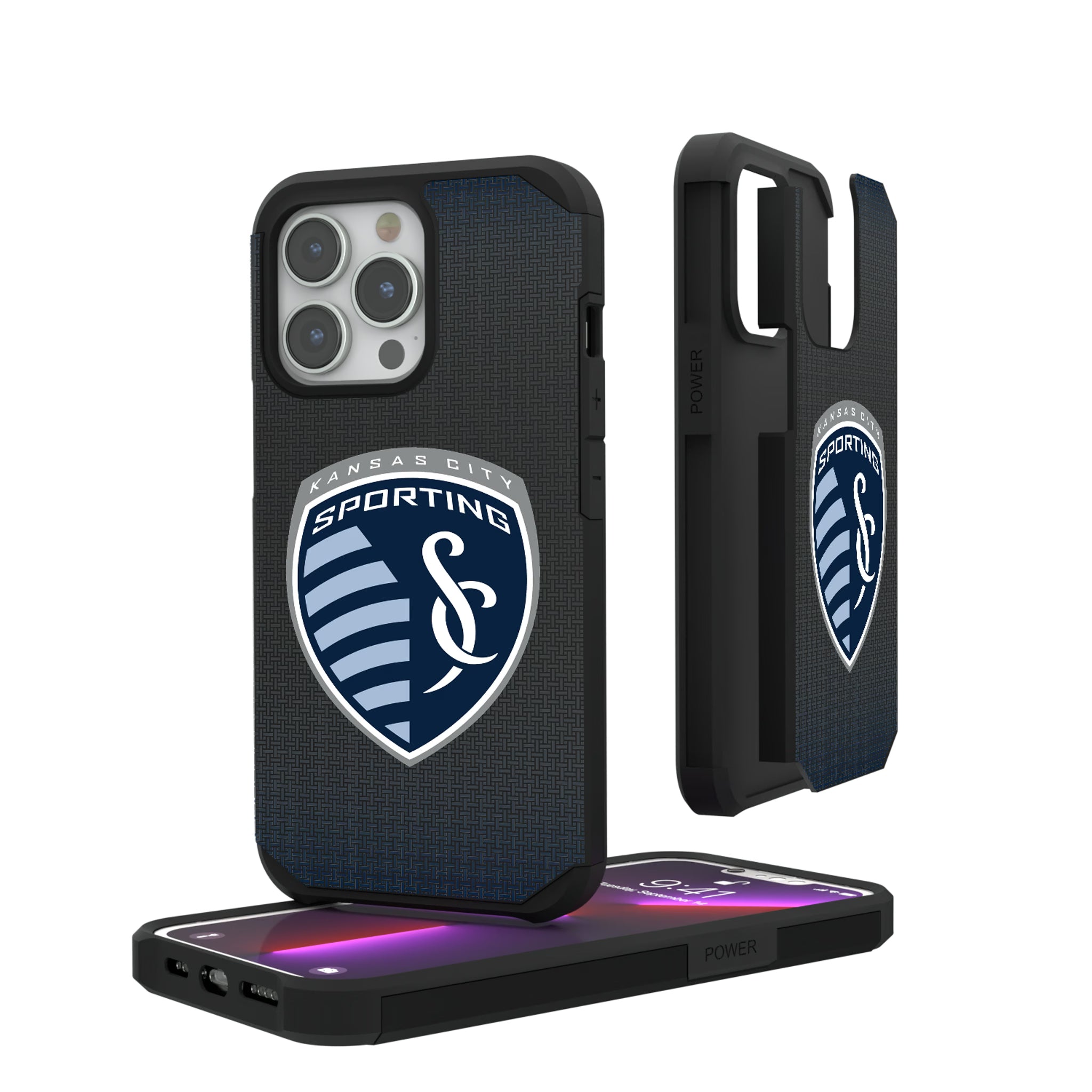 Sporting Kansas City Linen iPhone Rugged Phone Case for Apple iPhone#Device_iPhone 13 Pro