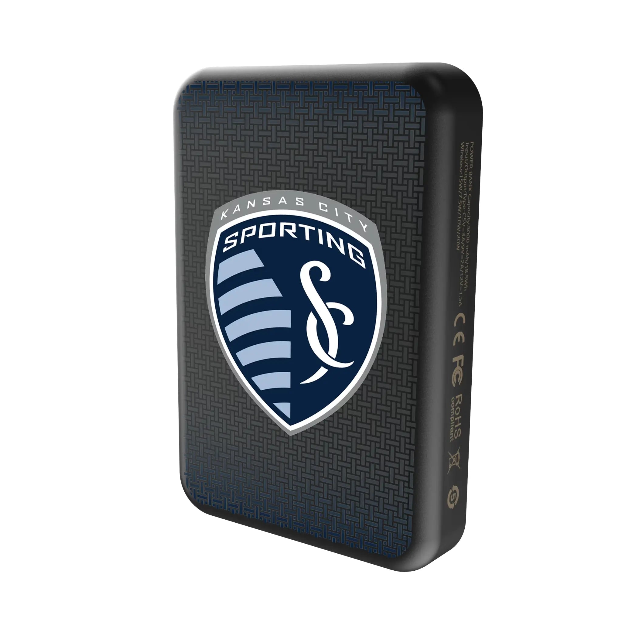 Sporting Kansas City Linen Wireless Mag Power Bank