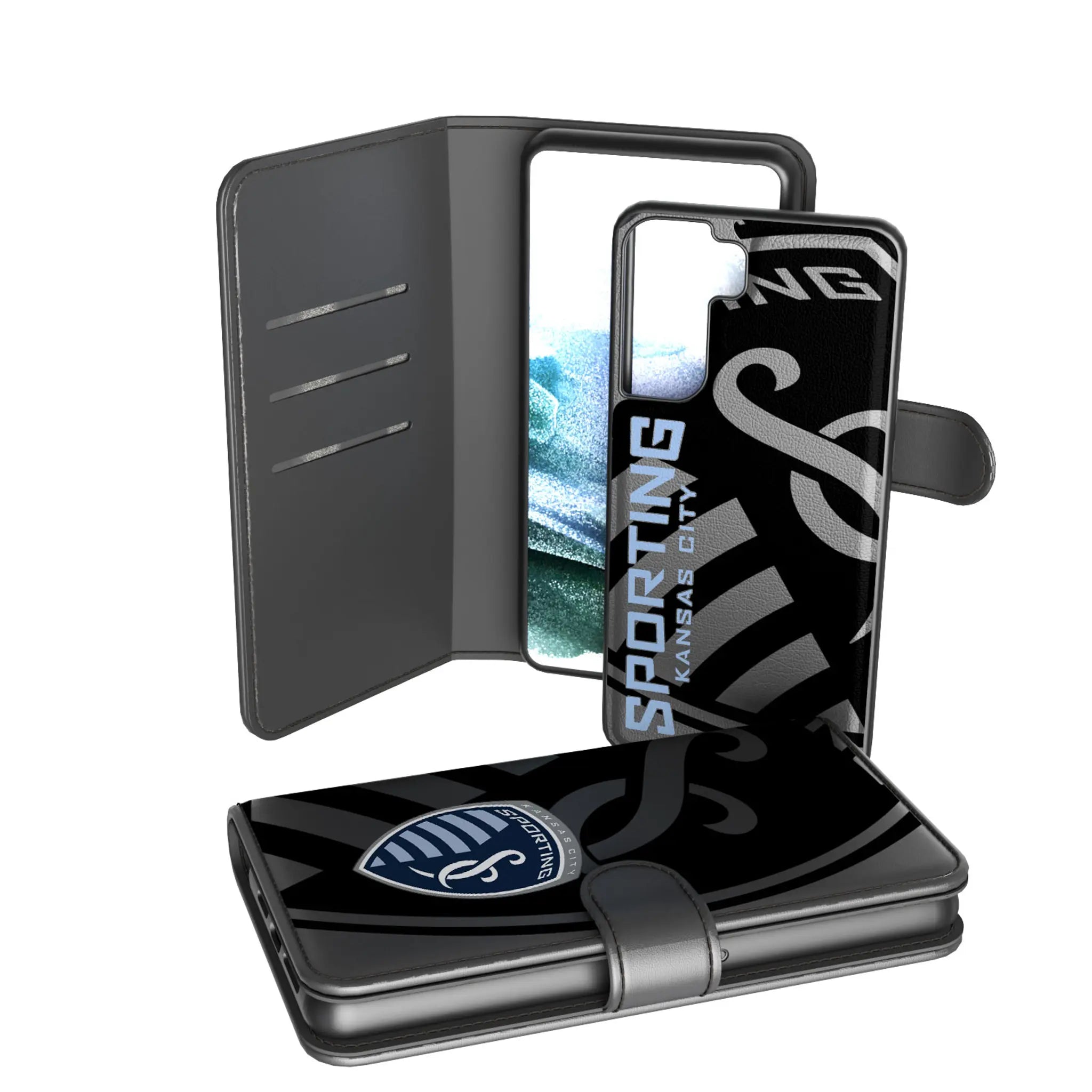 Sporting Kansas City Monocolor Tilt Galaxy Wallet Phone Case for Samsung Galaxy