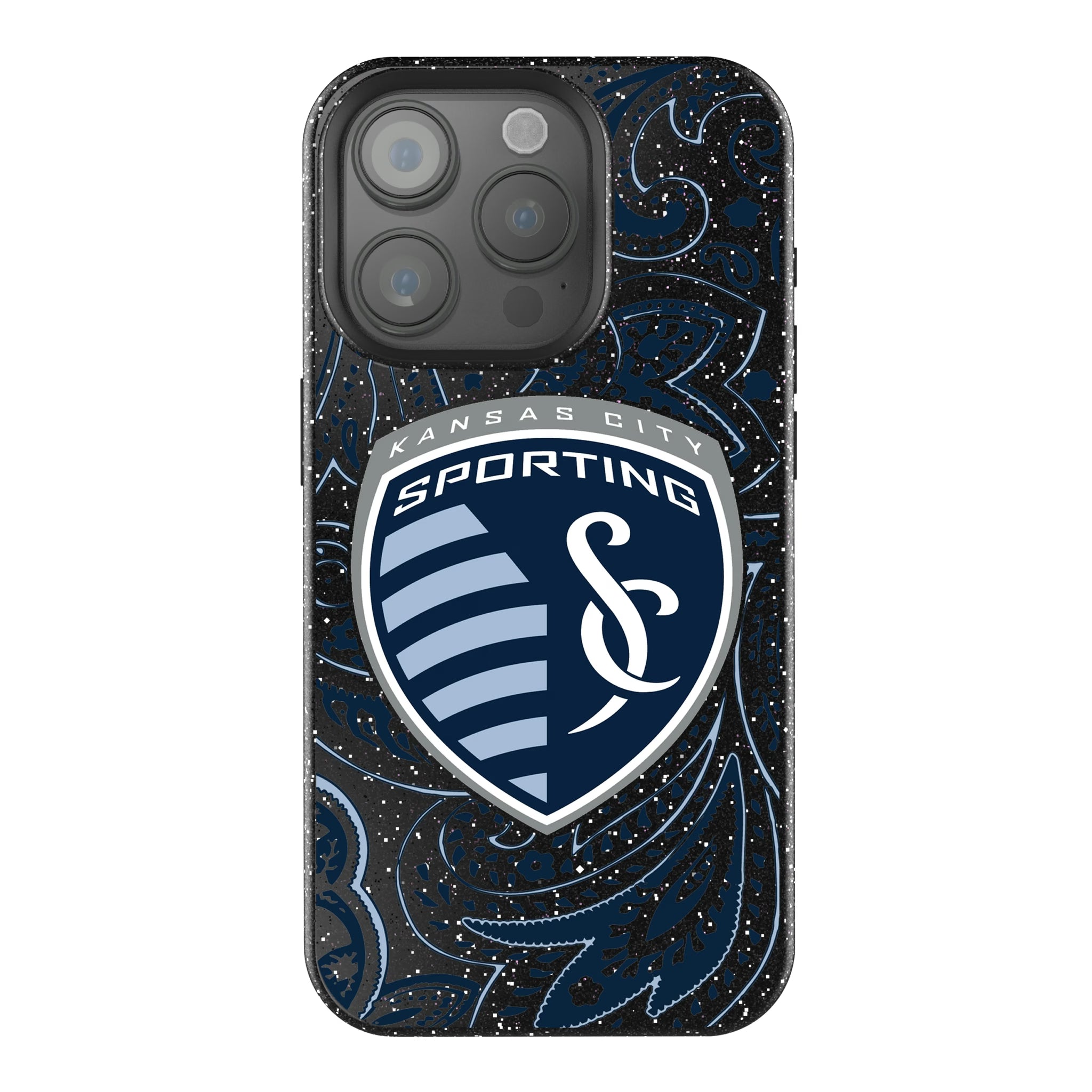 Sporting Kansas City Paisley iPhone Bling Phone Case for Apple iPhone