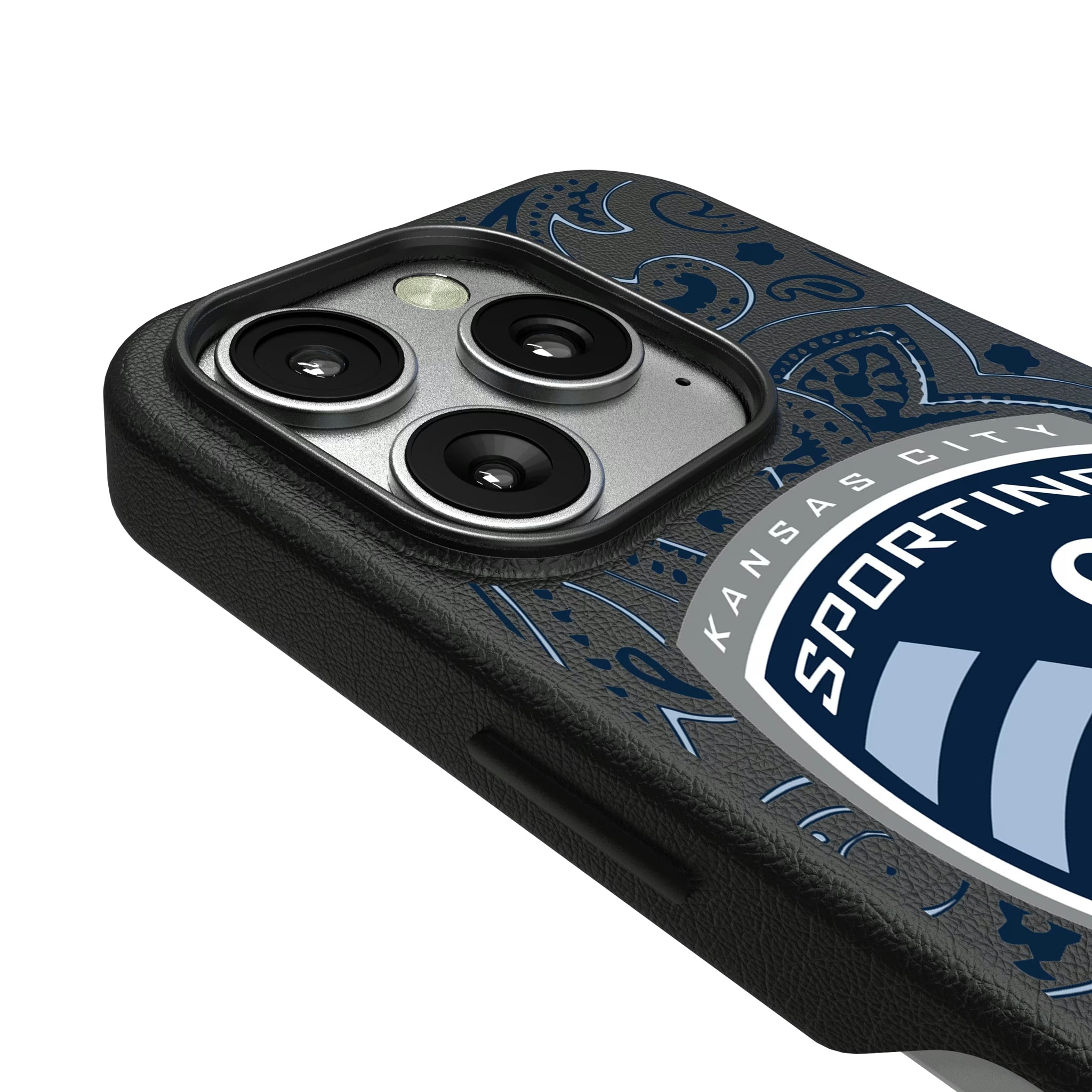 Sporting Kansas City Paisley iPhone MagSafe Compatible Phone Case for Apple iPhone - Detail