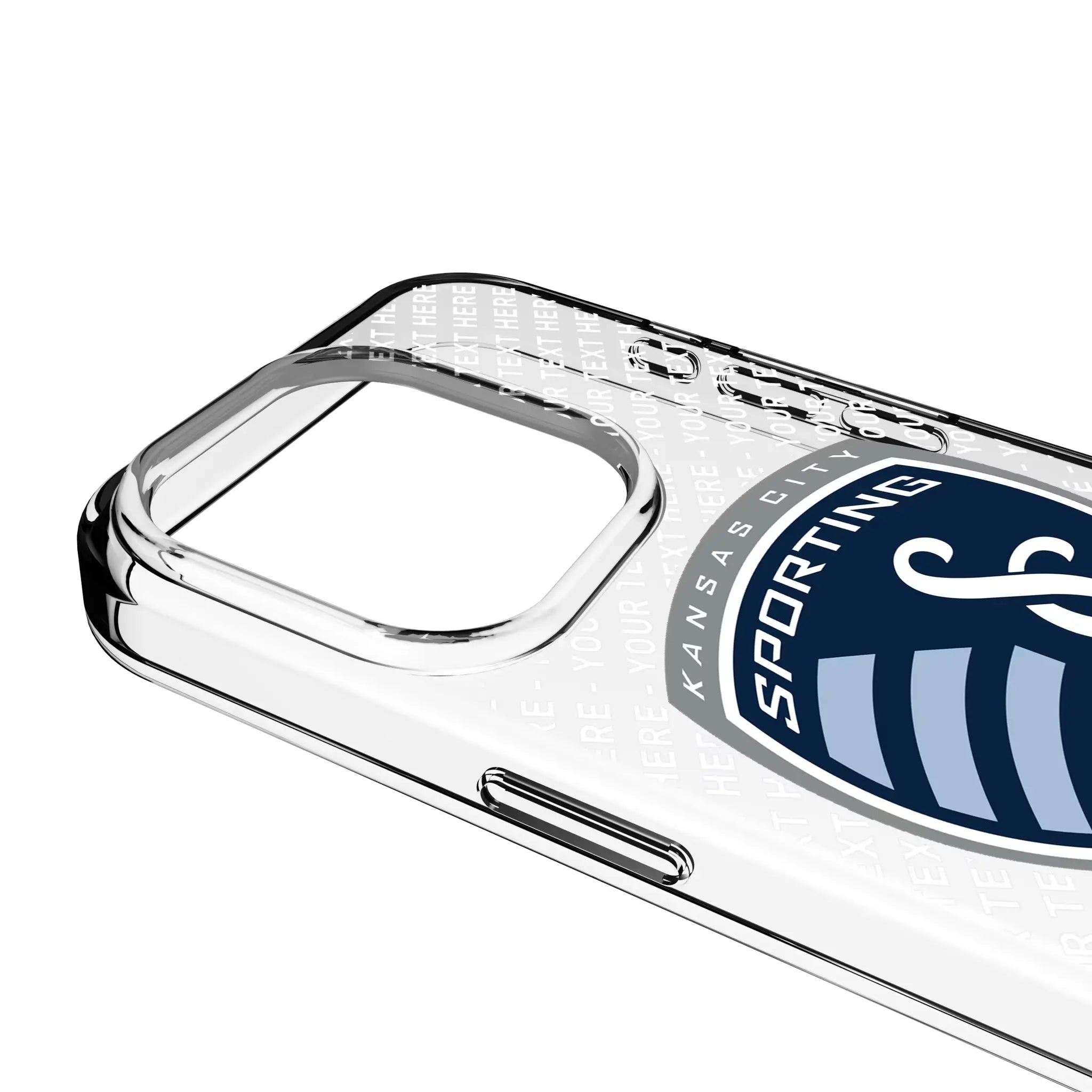 Sporting Kansas City Personalized EndZone Plus iPhone Clear Phone Case for Apple iPhone - Detail