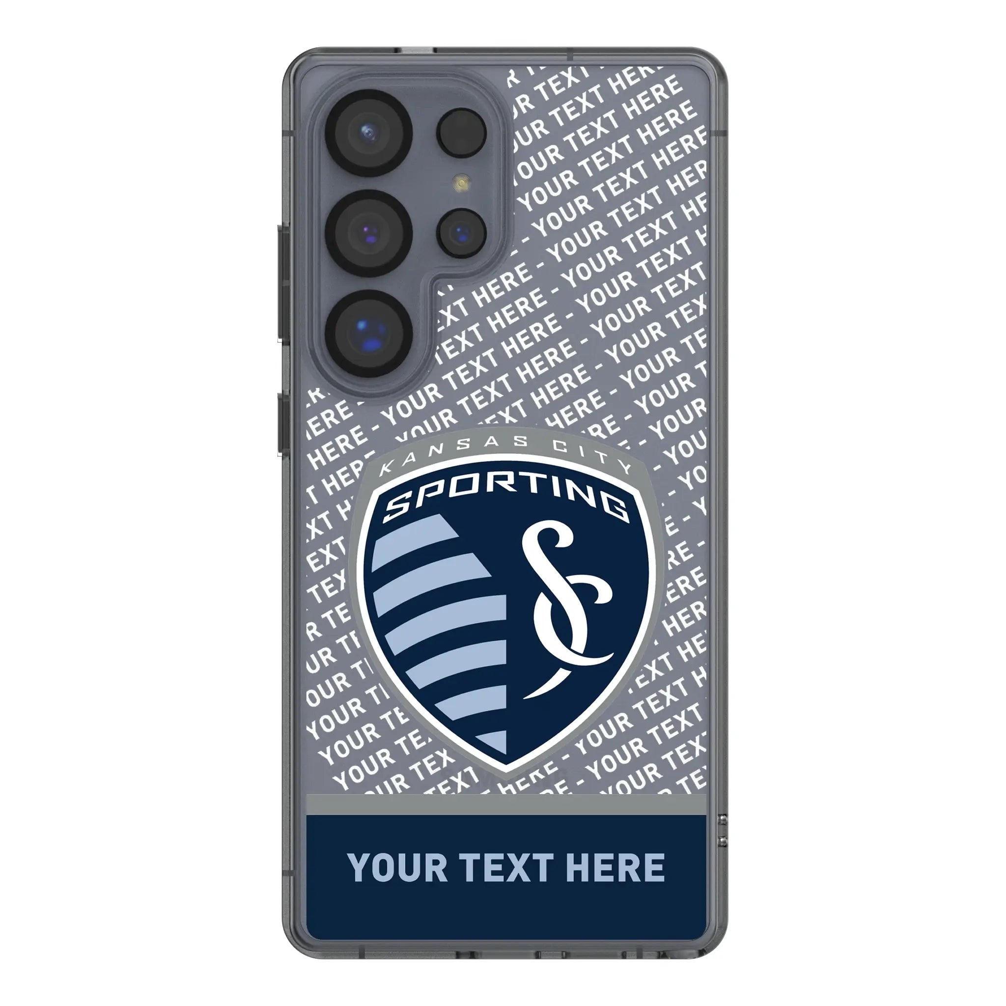 Sporting Kansas City Personalized EndZone Plus Galaxy Clear Phone Case for Samsung Galaxy