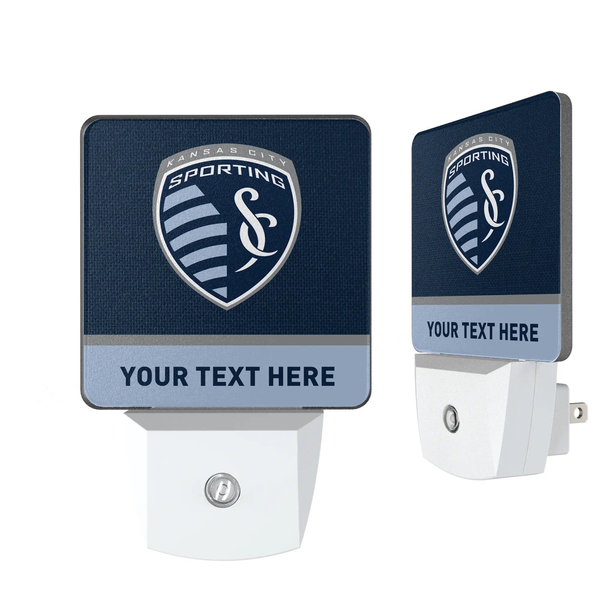 Sporting Kansas City Personalized Endzone Solid Night Light 2-Pack