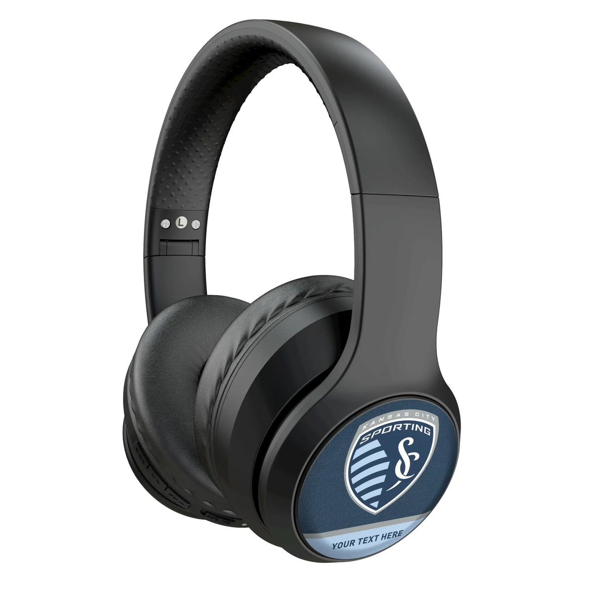 Sporting Kansas City Personalized Endzone Solid Wireless Over-Ear Headphones With Case