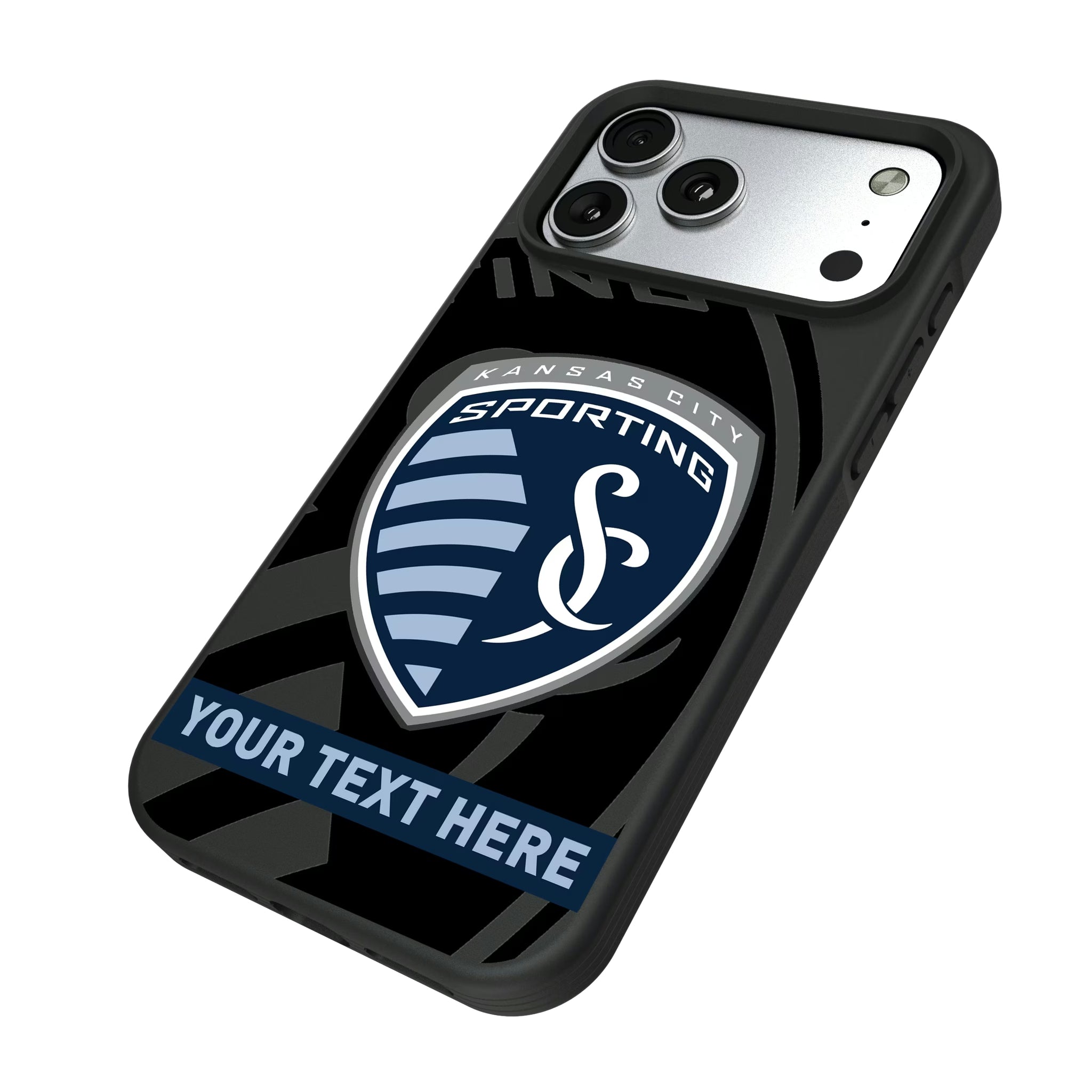 Sporting Kansas City Personalized Tilt iPhone Bump Phone Case for Apple iPhone - Isometric View#Device_iPhone 17 Pro Max