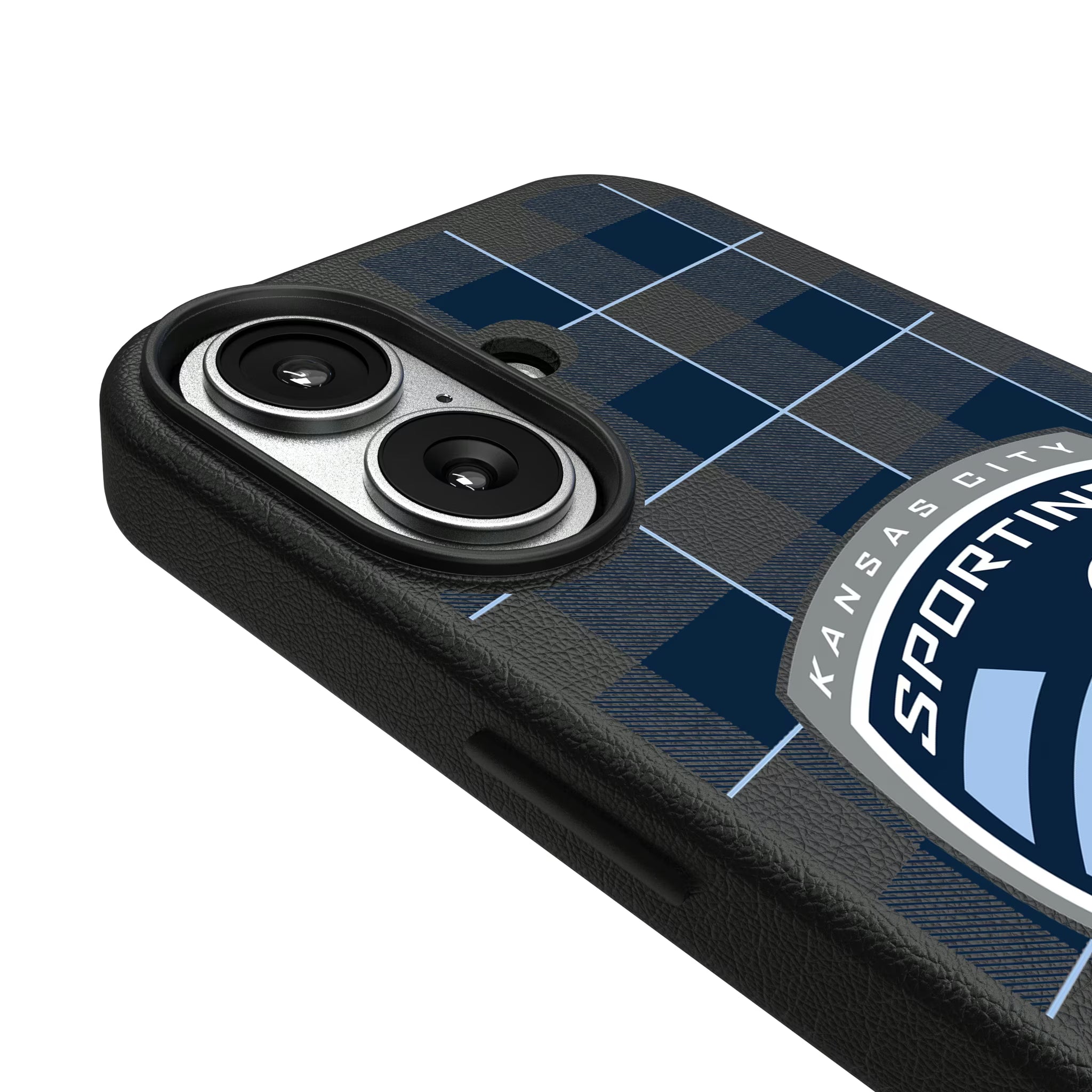 Sporting Kansas City Plaid iPhone MagSafe Compatible Phone Case for Apple iPhone - Detail#Device_iPhone 17